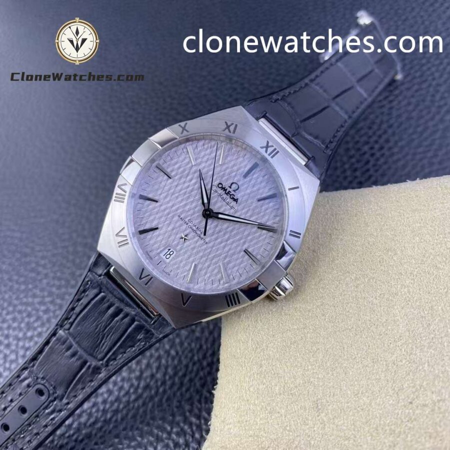OMEGA Super Clone Watches 1:1 Constellation Steel On Rubber Strap 131.12.41.21.06.001 41mm