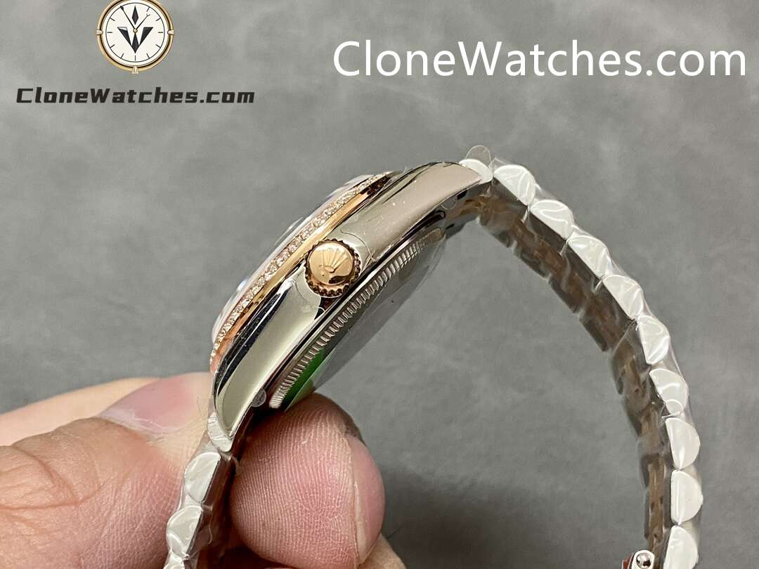 Rolex Super Clone Watches 1:1 DateJust m278381rbr-0006 Jubilee 31MM 2236 Movement