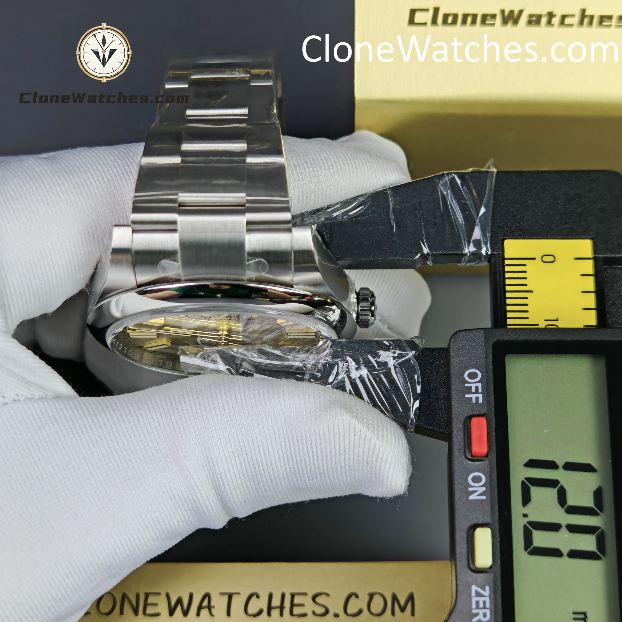 Rolex Super Clone Watches 1:1 Oyster Perpetual Silver Dial 41mm m124300-0001 3230 Movement