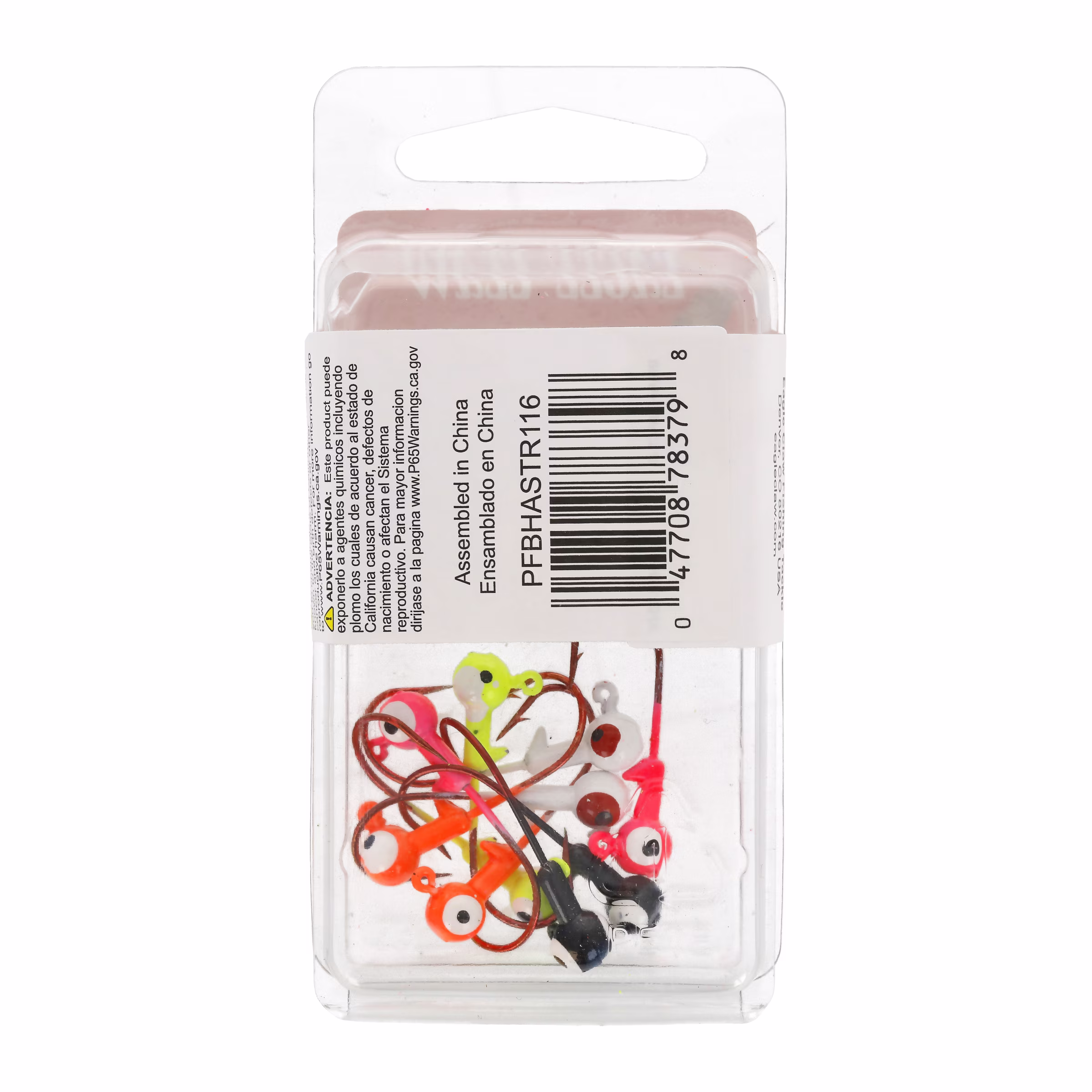 Eagle Claw Ball Head 1/16 Oz, Asst, Red Hook