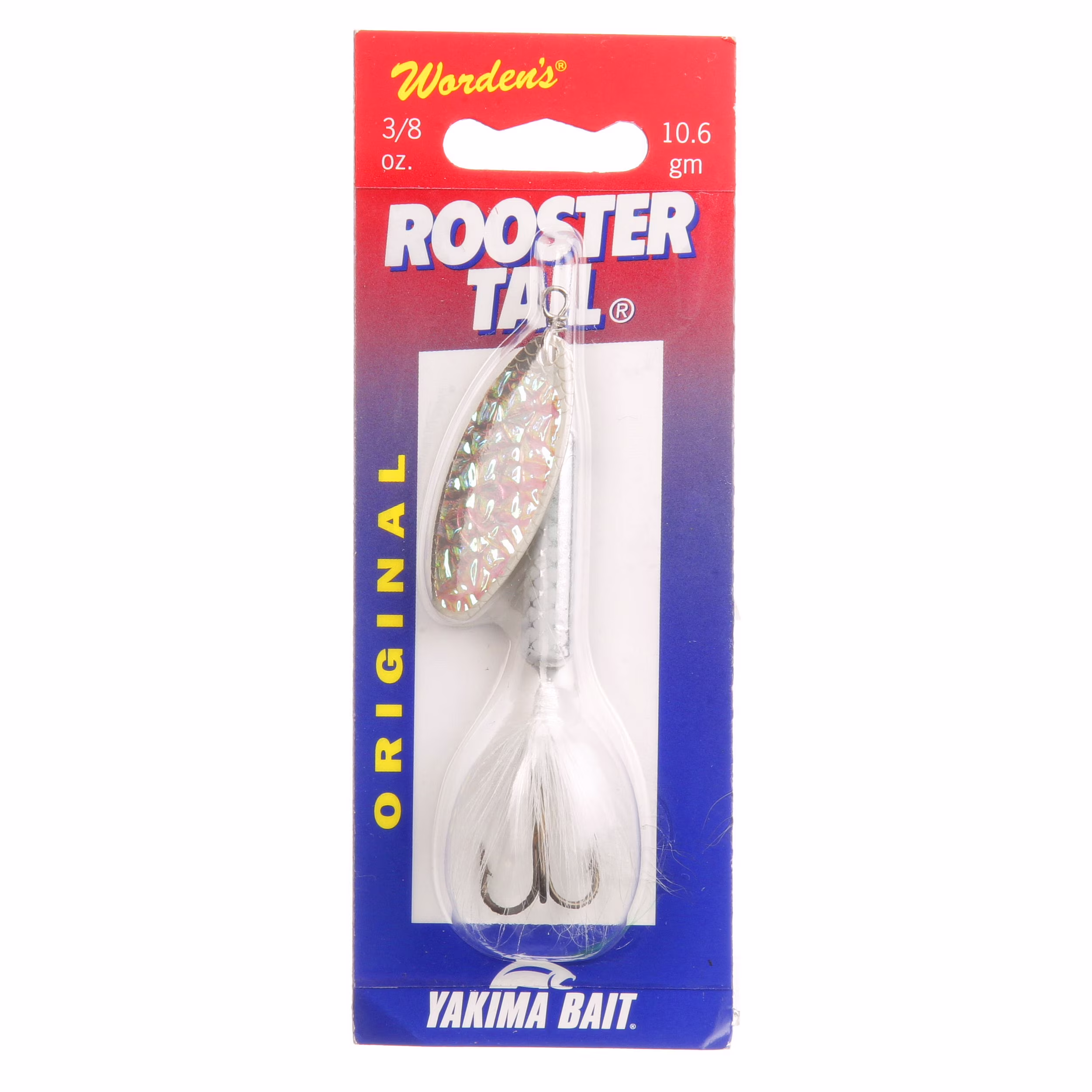 (2 pack) Rooster Tail, Flash White