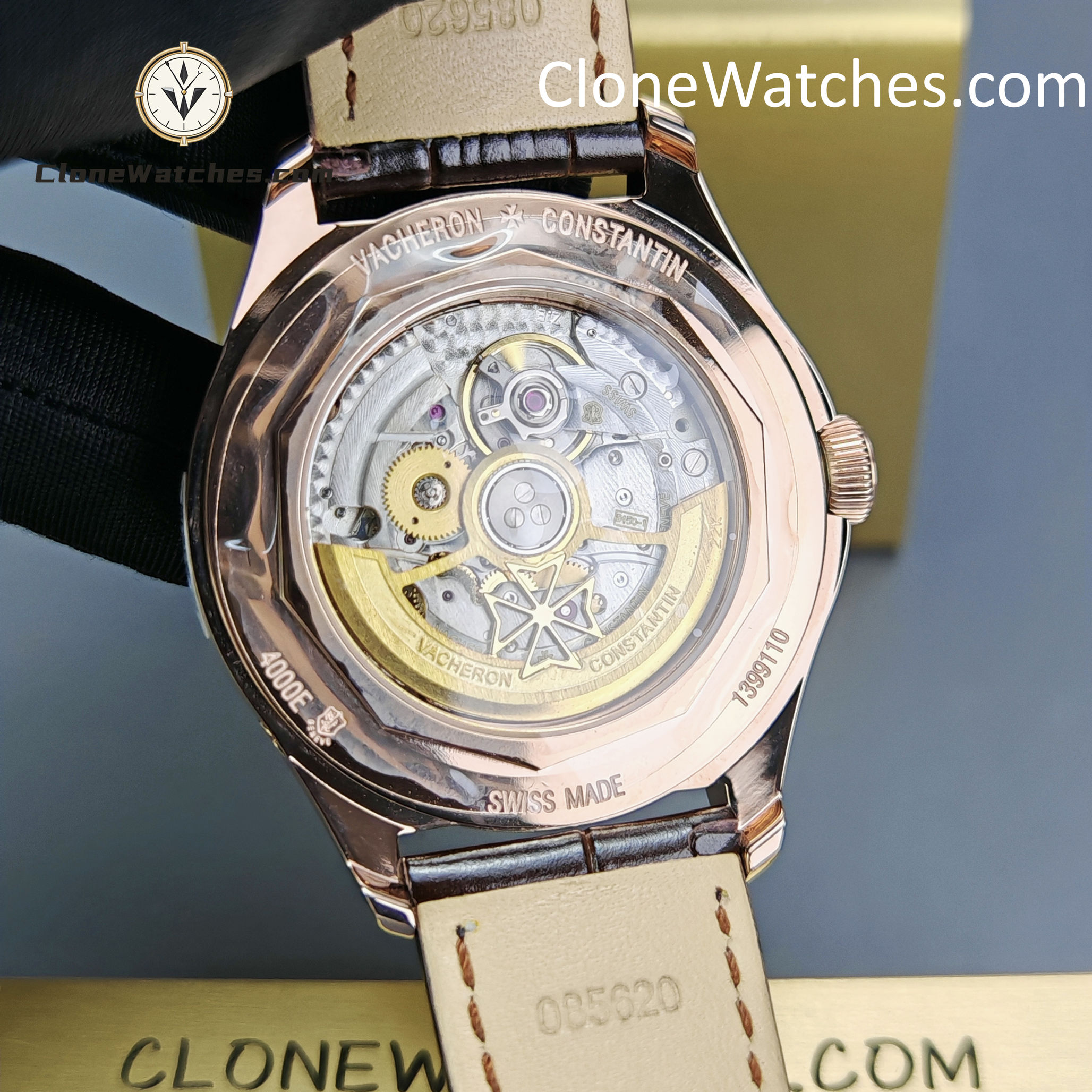 Vacheron Constantin Super Clone Watches 1:1 Fiftysix 4000E/000R-B438 Silver White Dial