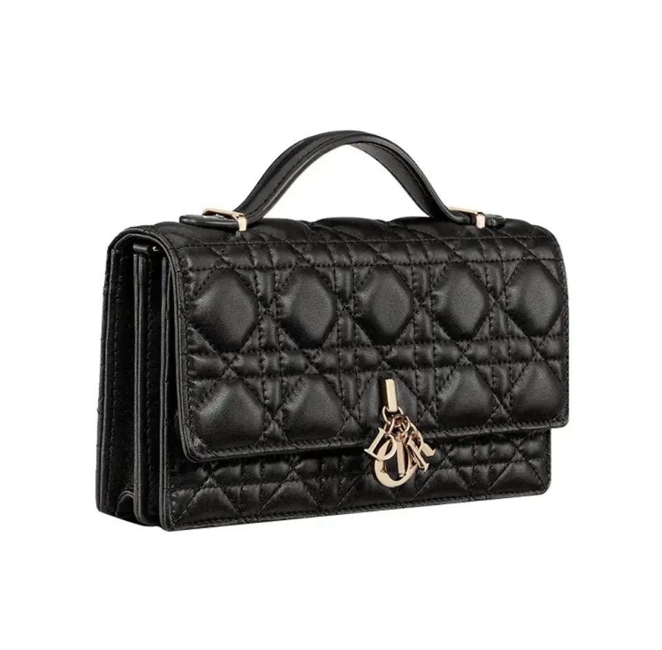 DIOR MISS BAG With Detachable jewelry chain, sheepskin