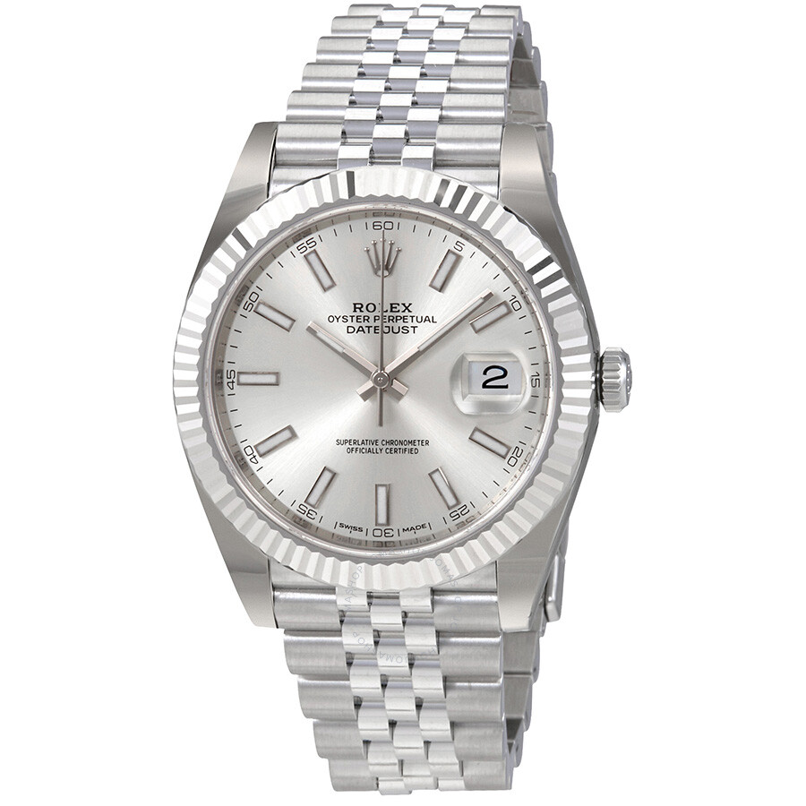 Rolex Oyster Perpetual Datejust Silver Dial Automatic Men s Watch 126334SSJ（Lifetime free warranty+90-days replacement service & Refund!.）