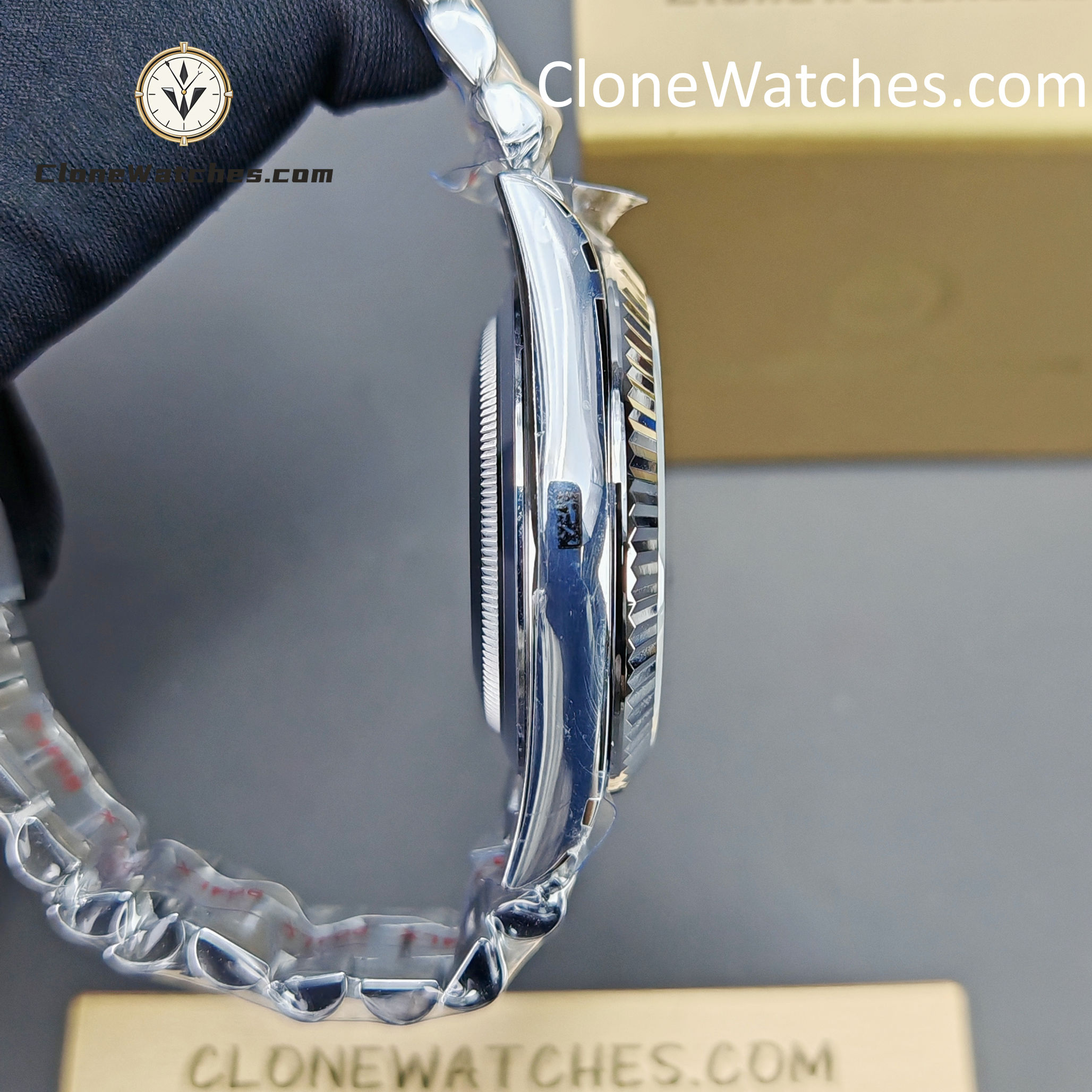 Rolex Super Clone Watches 1:1 Day Date Ice Blue Dial 40mm M228236-0018 3255 Movement