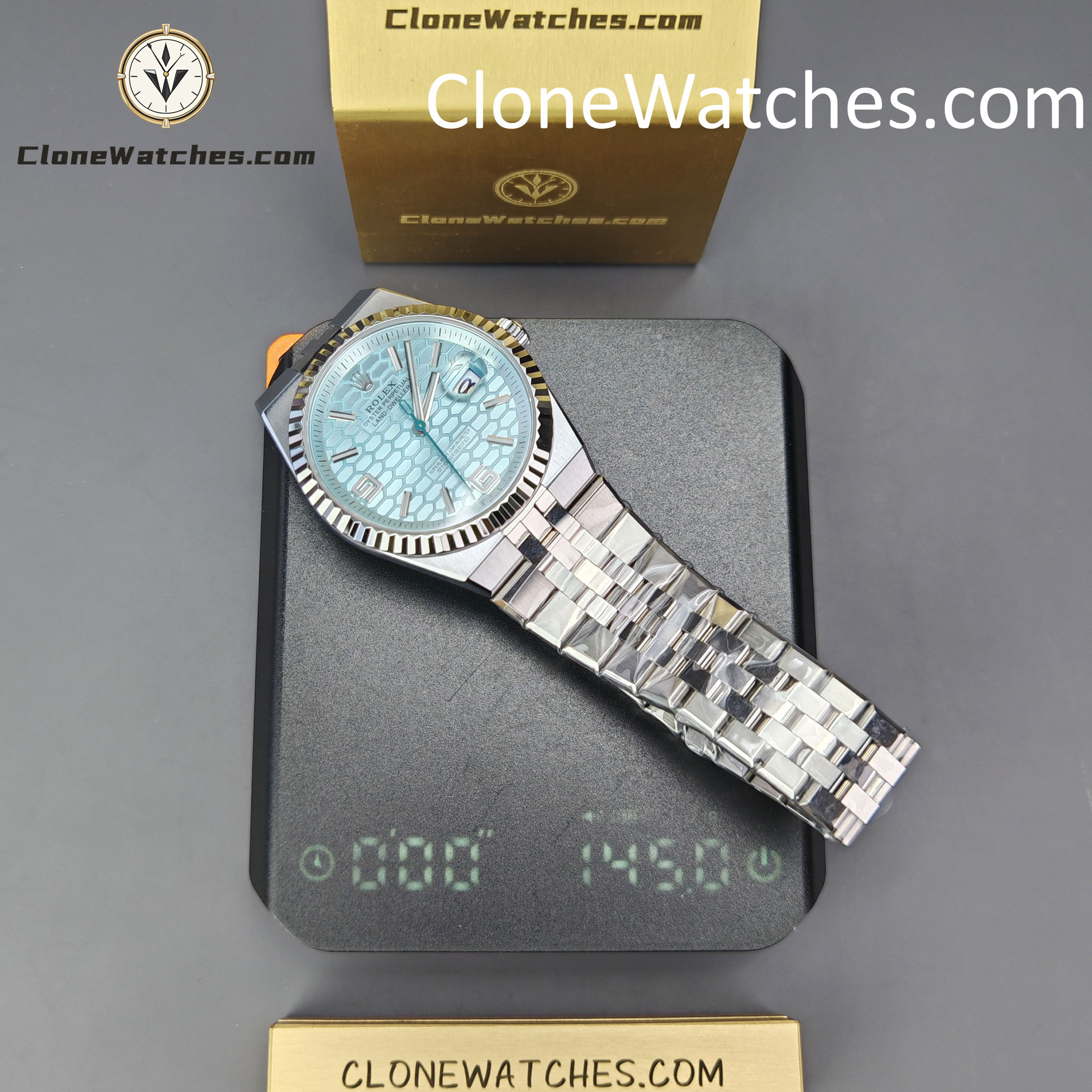 Rolex Super Clone Watches 1:1 Land-Dweller M127336-0001 Blue Dial 7135 Movement 40mm