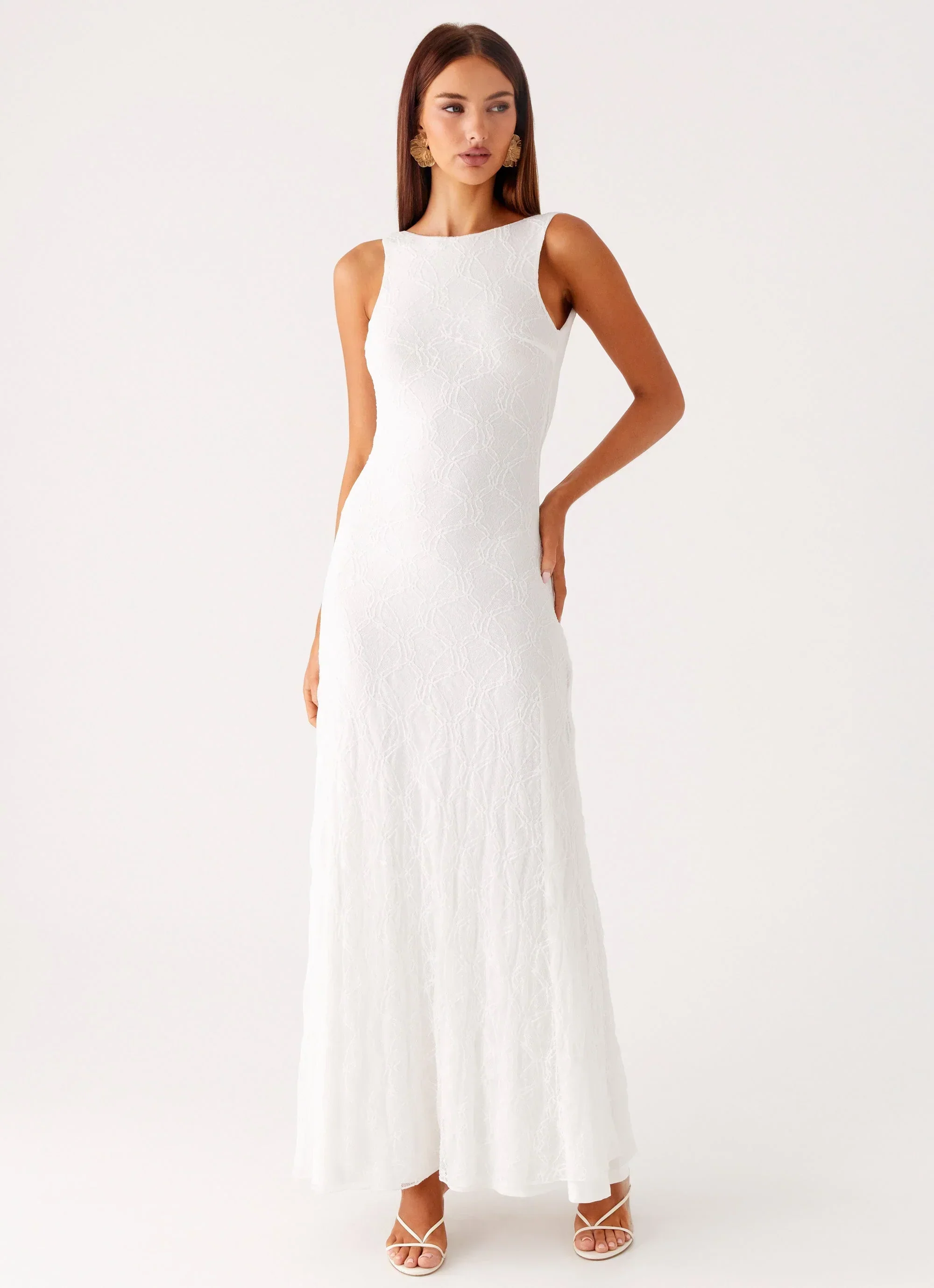 Embrace The Sun Maxi Dress - White
