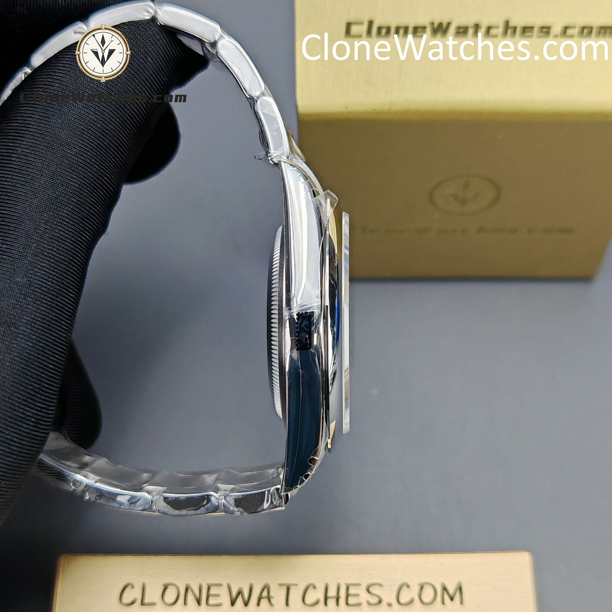 Rolex Super Clone Watches 1:1 Oyster Perpetual Yellow Dial 41mmm124300-0004 3230 Movement
