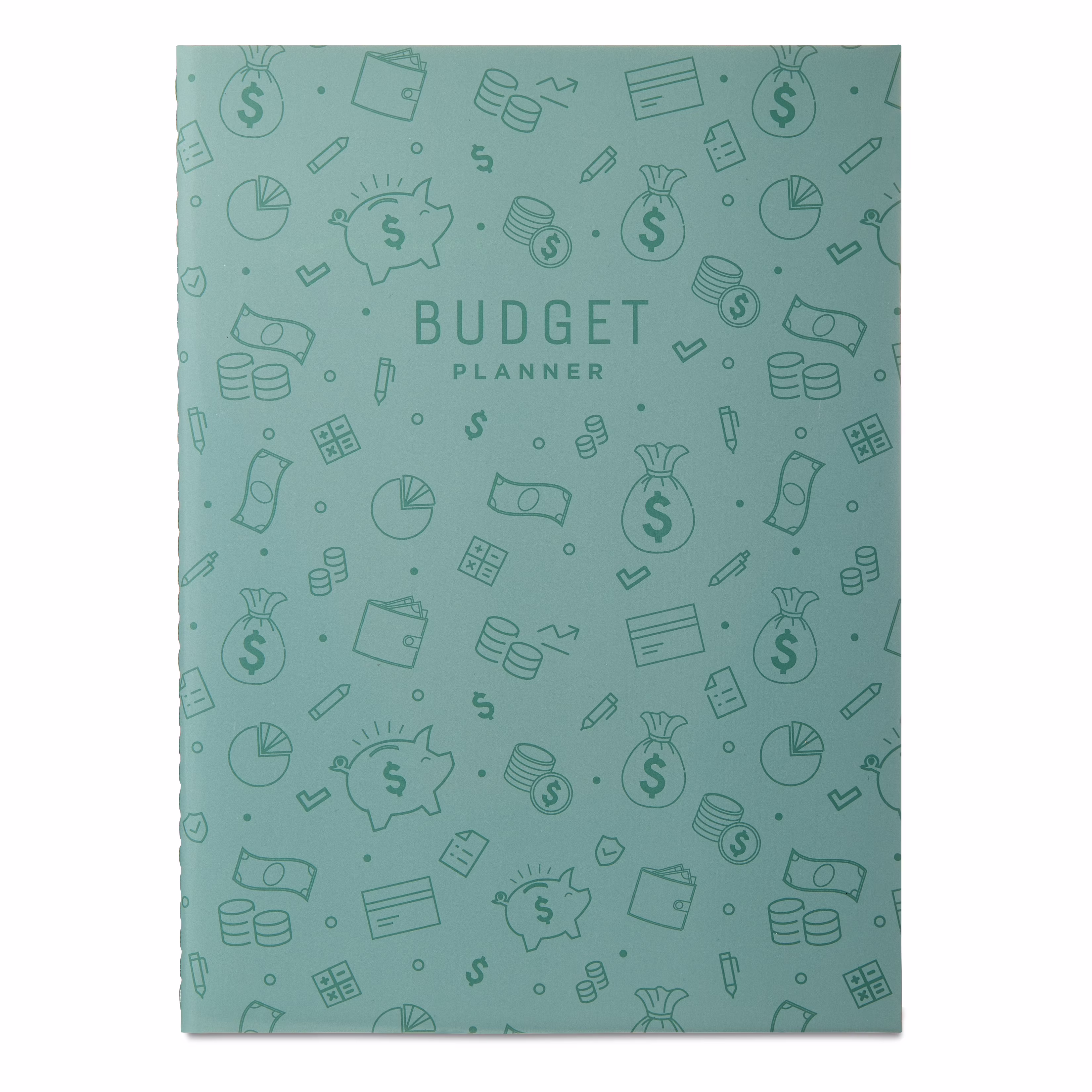 Pen + Gear Small Green Monthly Budget Planner, 5.5 x 7.5 Inches, 12 Months