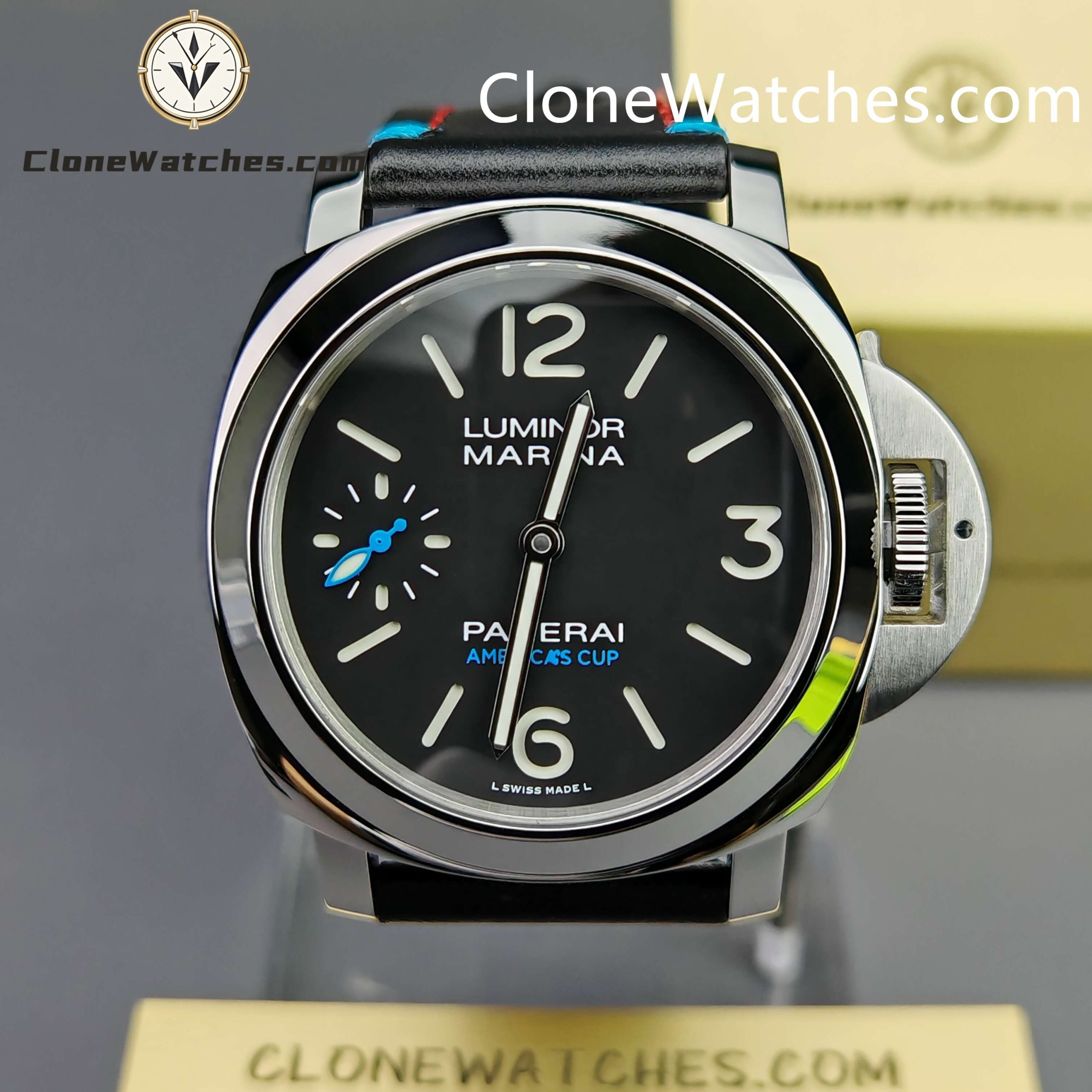 Panerai Super Clone Watches 1:1 Luminor Marina Oracle Team USA 8 Days PAM00724 44MM