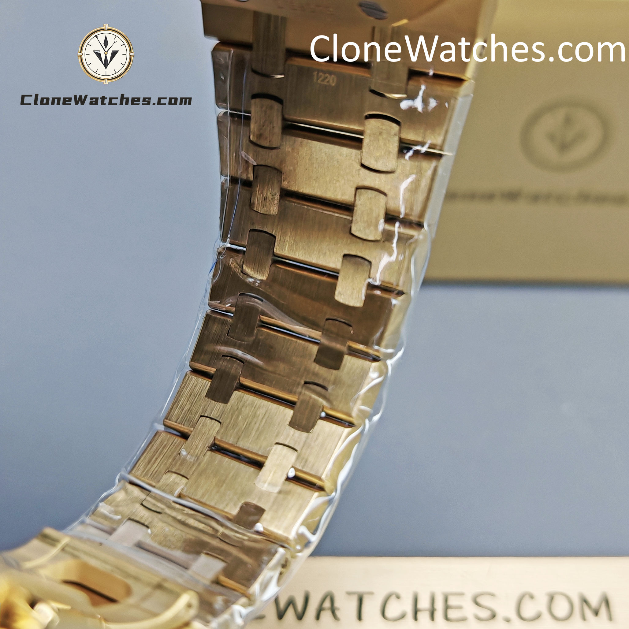 Audemars Piguet Super Clone Watches 1:1 Royal Oak 18K Gold 15407 Skeleton Dial