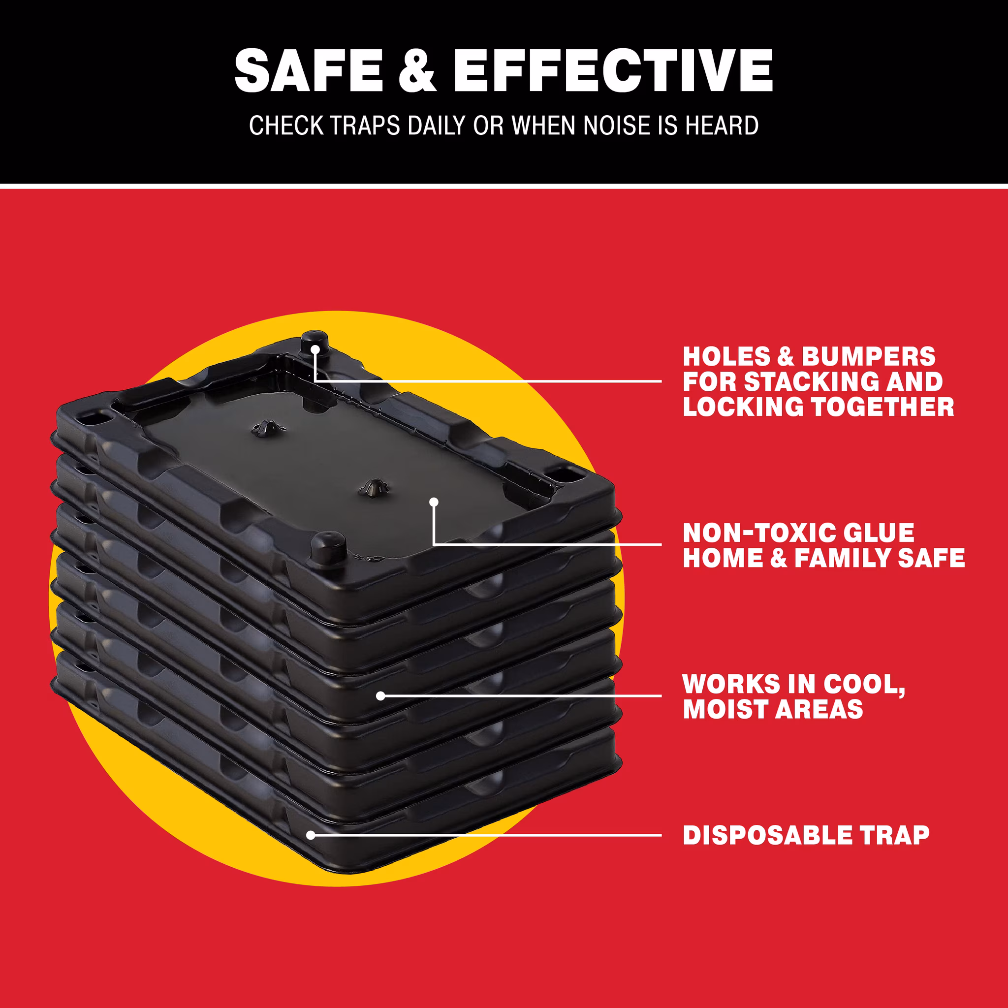 Catchmaster Mouse & Insect Solid Glue Traps 6 Count