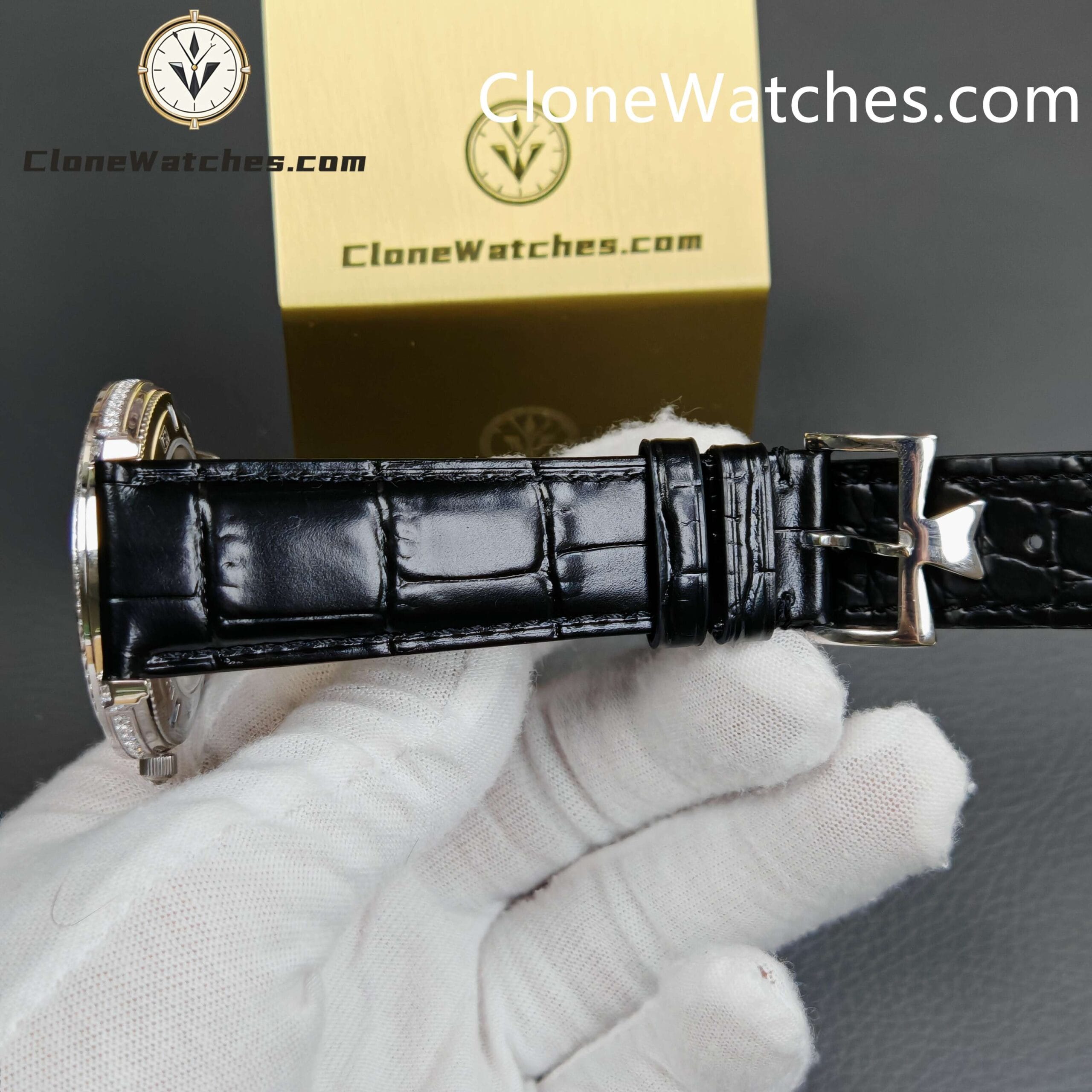 Vacheron Constantin Super Clone Watches 1:1 Patrimony 82673/000G-9821 Diamond Dial 40MM