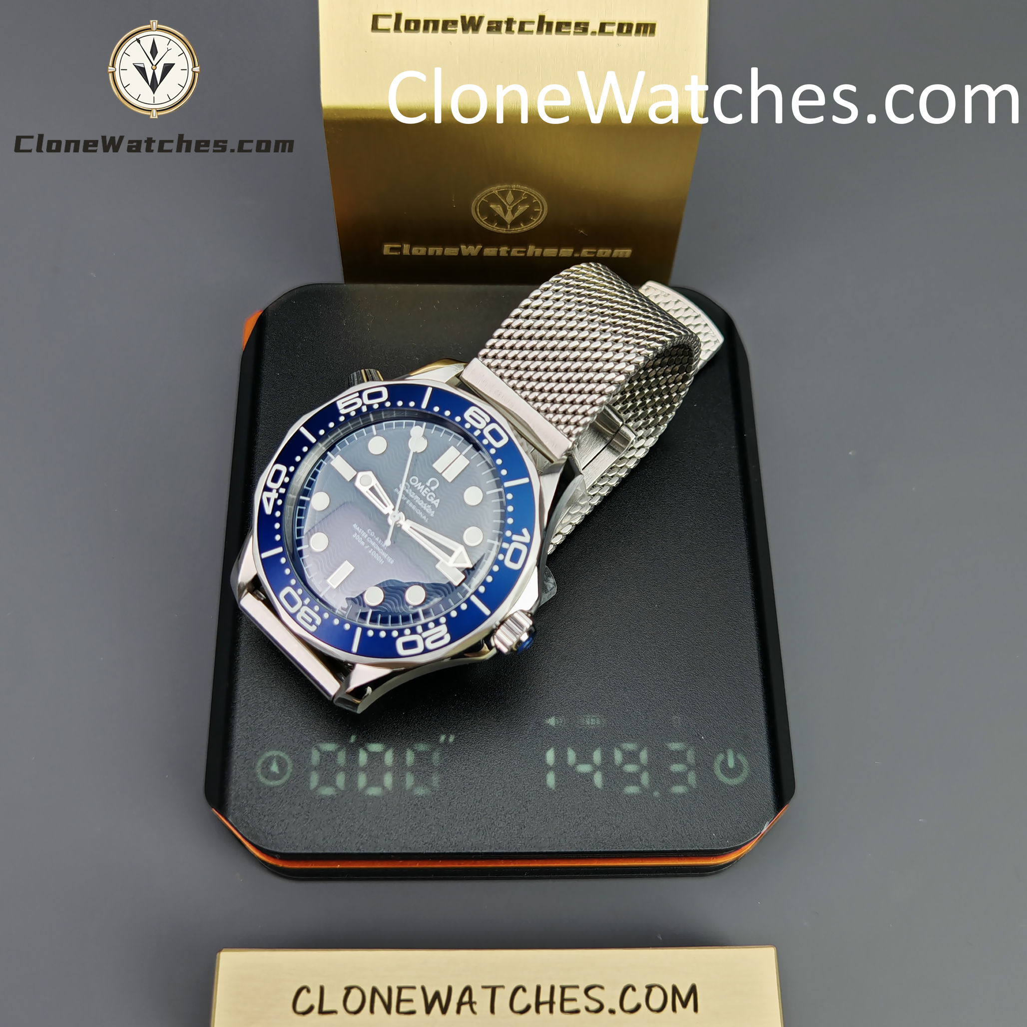 OMEGA Super Clone Watches 1:1 Seamaster Diver 300M James Bond 60th anniversary 210.30.42.20.03.002 42mm