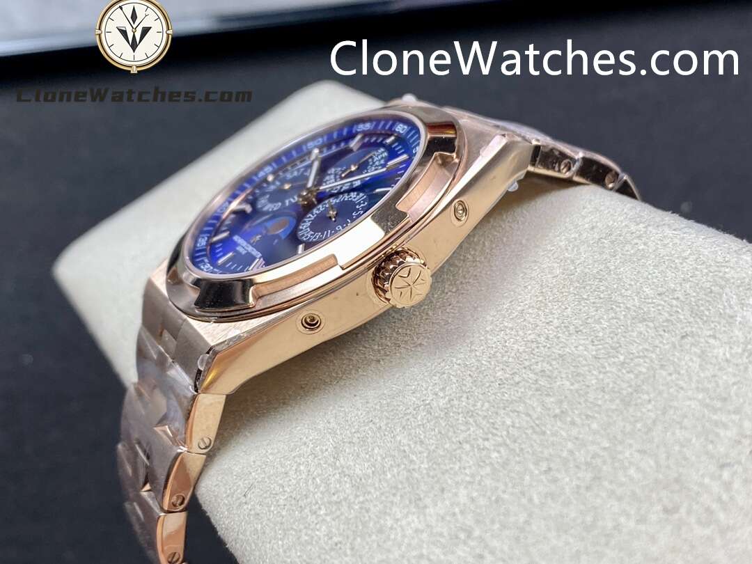Vacheron Constantin Super Clone Watches 1:1 Overseas perpetual calendar Rose Gold 4300V/220R-B509