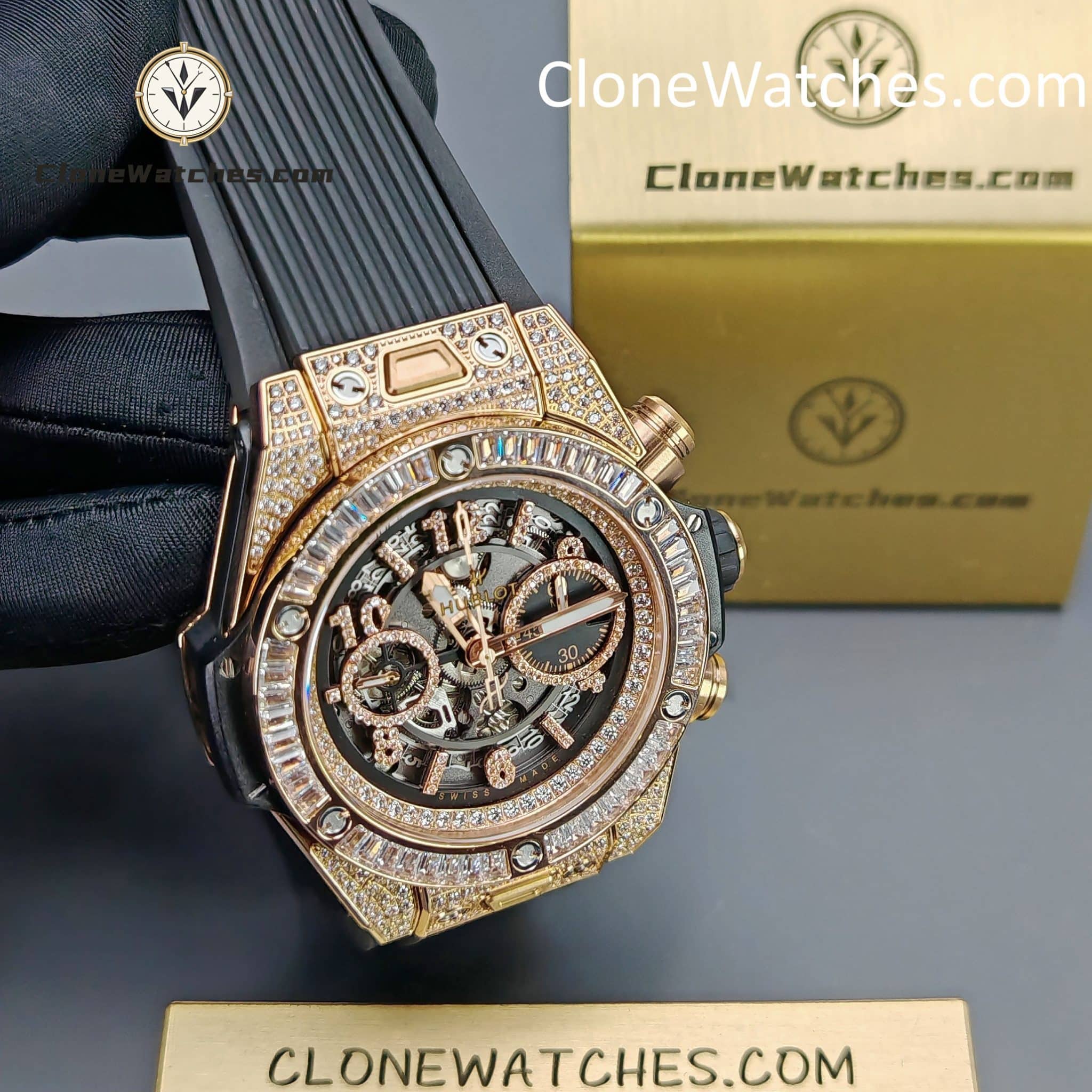 Hublot Super Clone Watches 1:1 Big Bang Unico King Gold Jewellery 42 mm 441.OX.1181.RX.0904