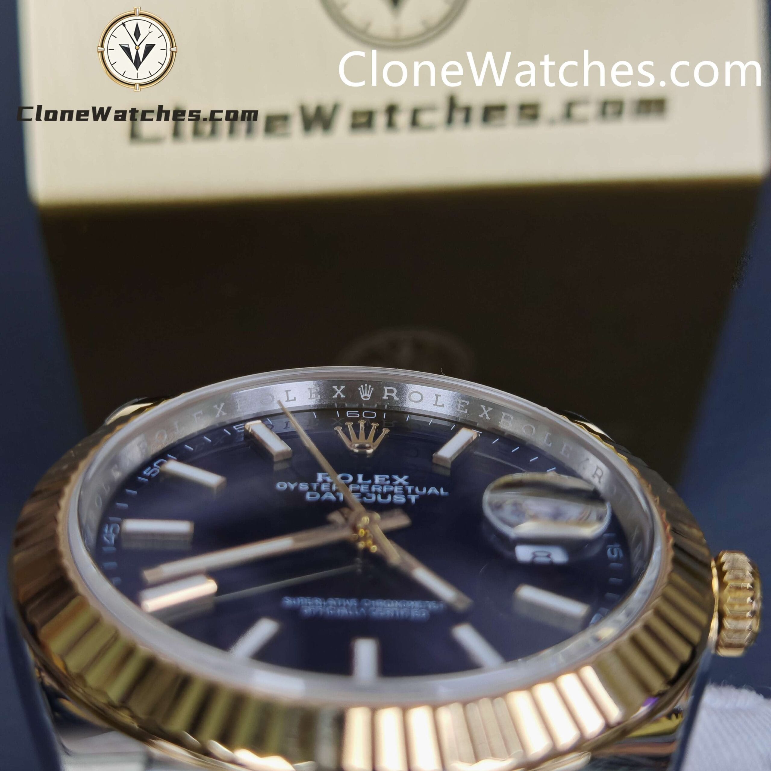 Rolex Super Clone Watches 1:1 DateJust Black Dial 126333 – 0014 Jubilee 41MM 3235 Movement