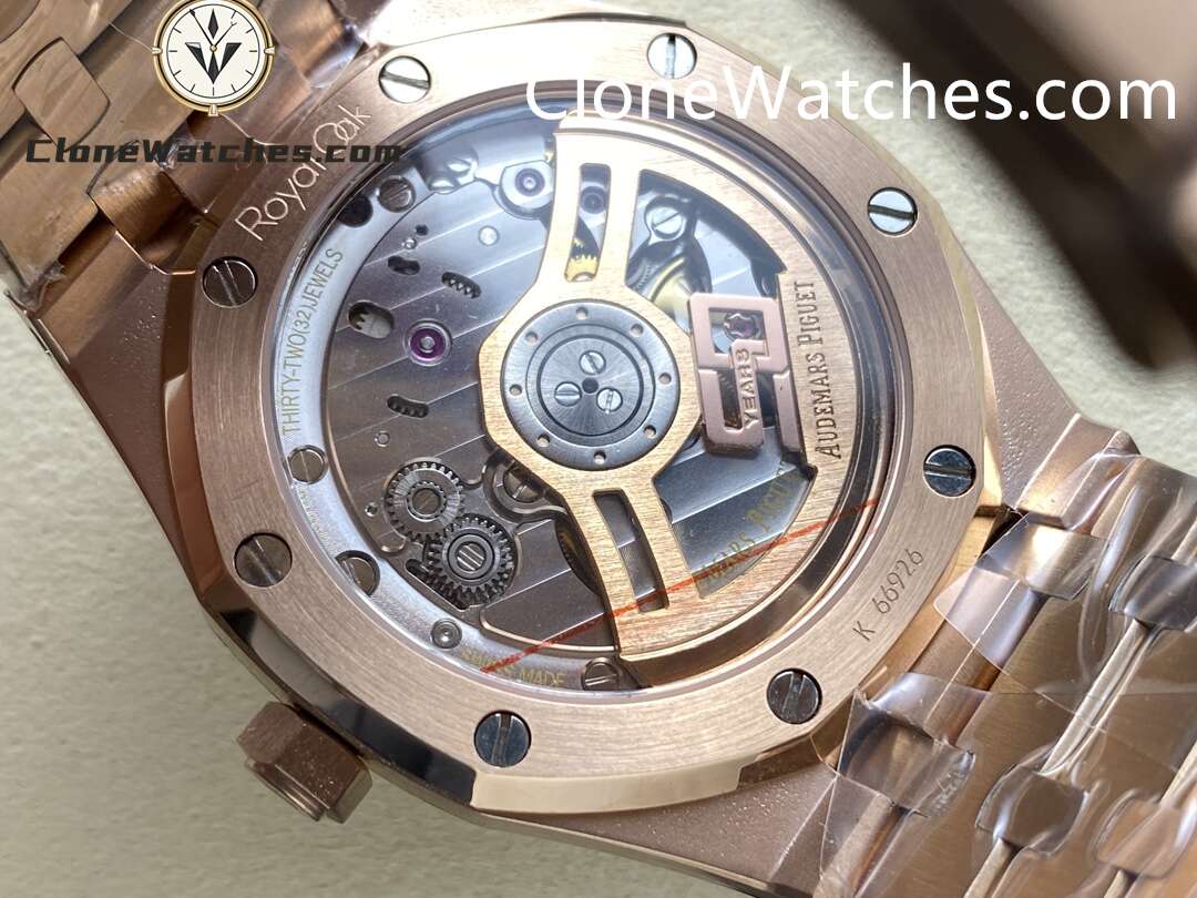 Audemars Piguet Super Clone Watches 1:1 Royal Oak 15510 Rose Gold Black Dial 41MM