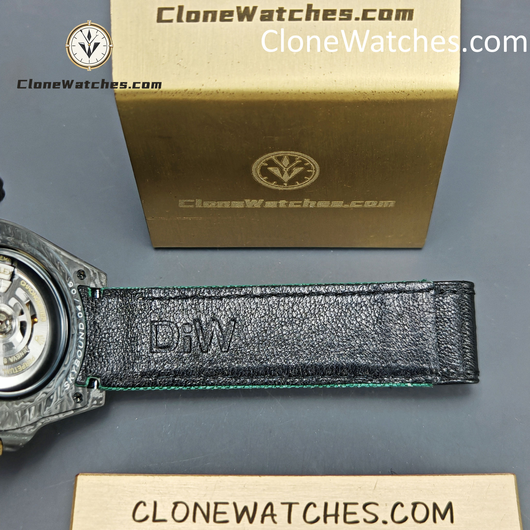 Modified Super Clone Watches 1:1 DIW Rolex GMT Master II NTPT Carbon OASIS Middle East Edition 3285 Movement