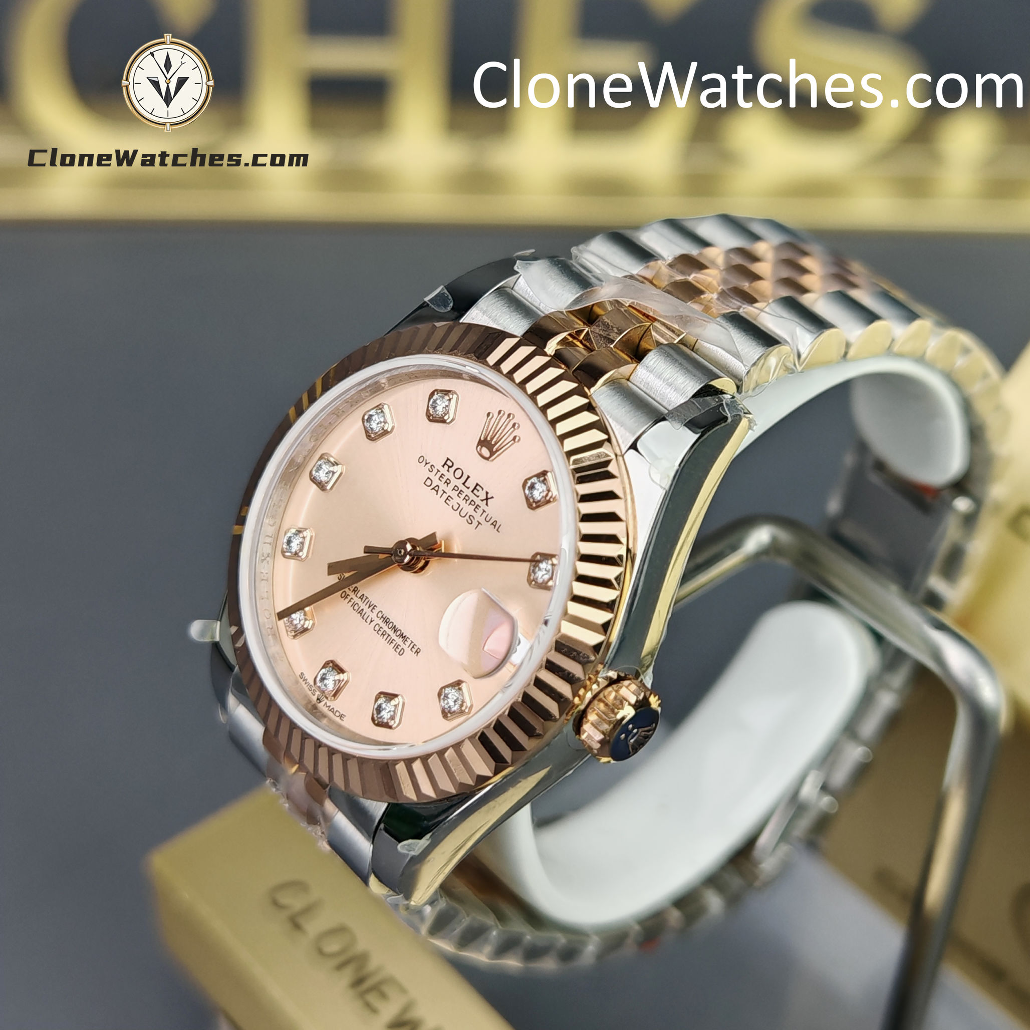 Rolex Super Clone Watches 1:1 DateJust m278271-0024 Jubilee 31MM 2236 Movement