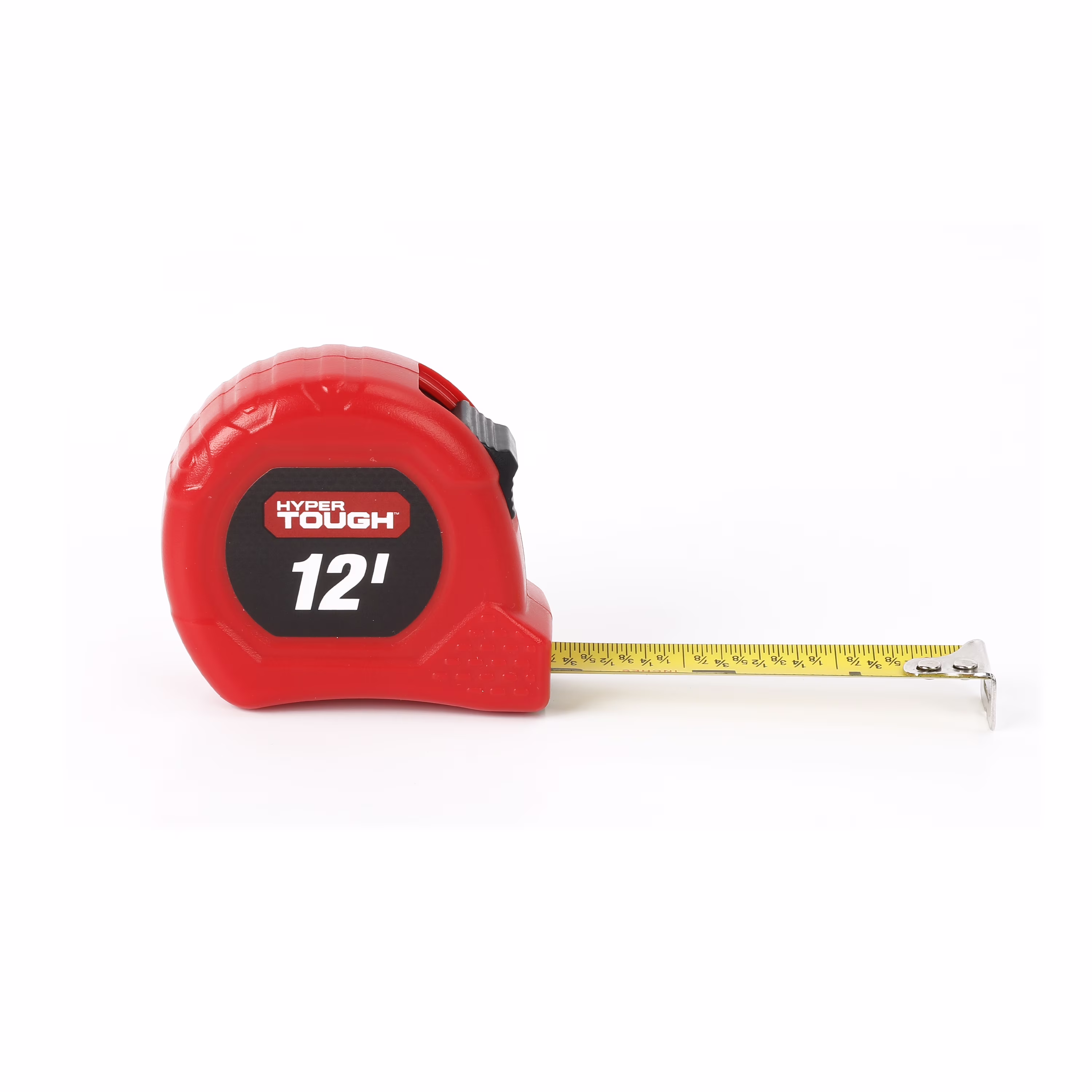 Hyper Tough Tape Measure, 12 ft, Nylon Coated Blade, VN-42038