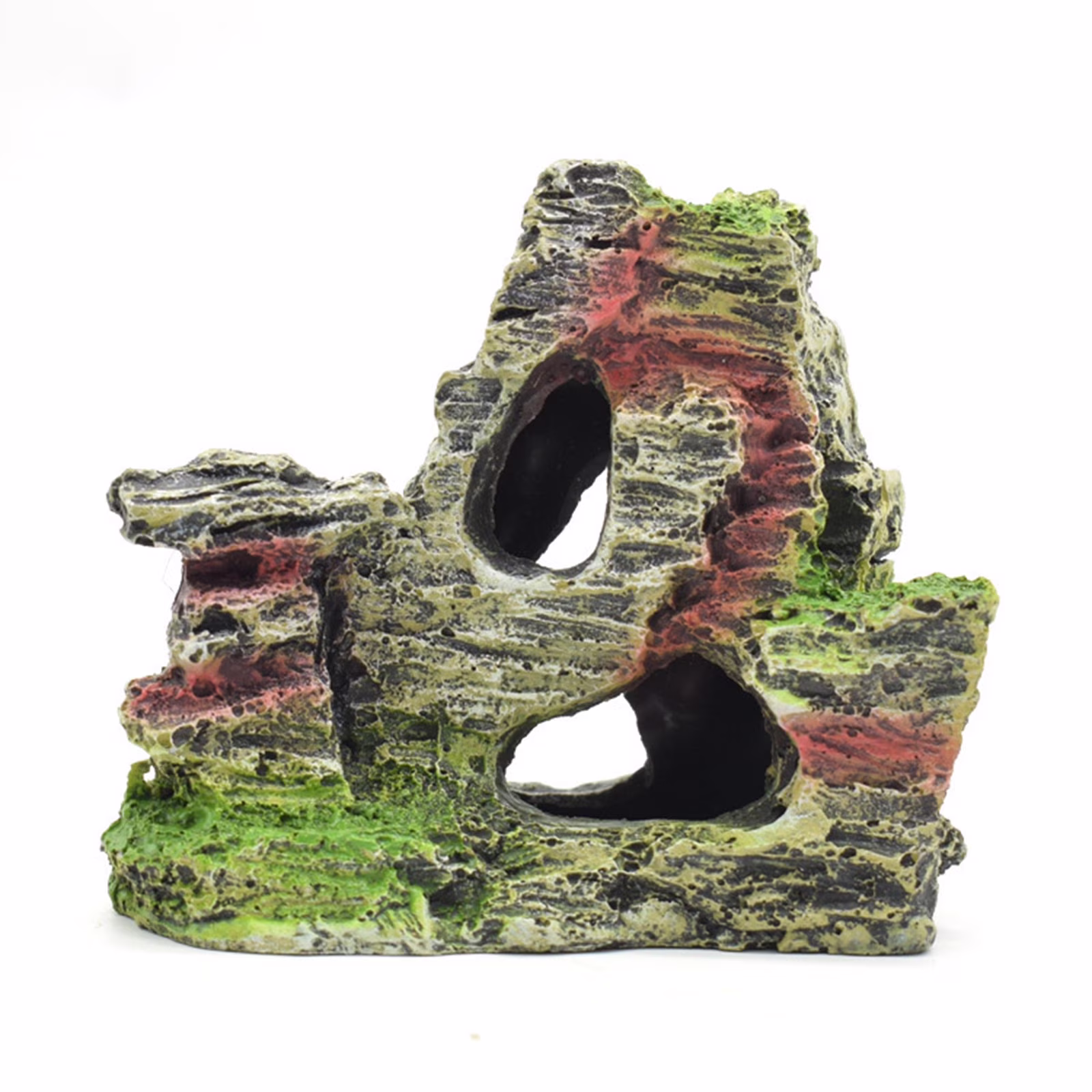 EUDIDV Home Decor Items Mountain View Decor Rockery Landscapes Rocks Hiding Cave Tree Aquarium Ornament Fish Tank Decoration Decorative Accessories