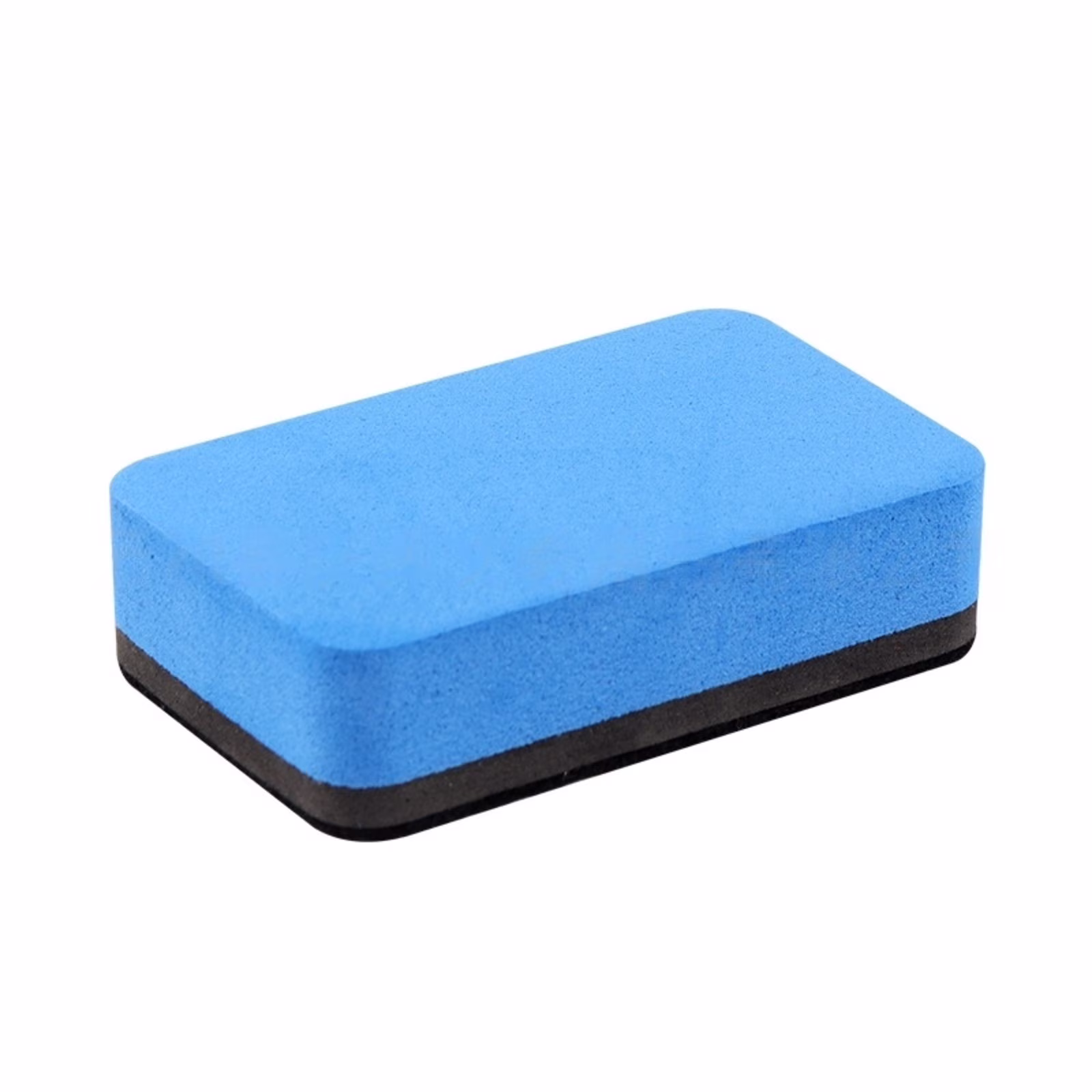 White Rectangular Cloth Eraser Chalkboard Dry Erase Board Classroom Supplies Teacher Tool 1pc
