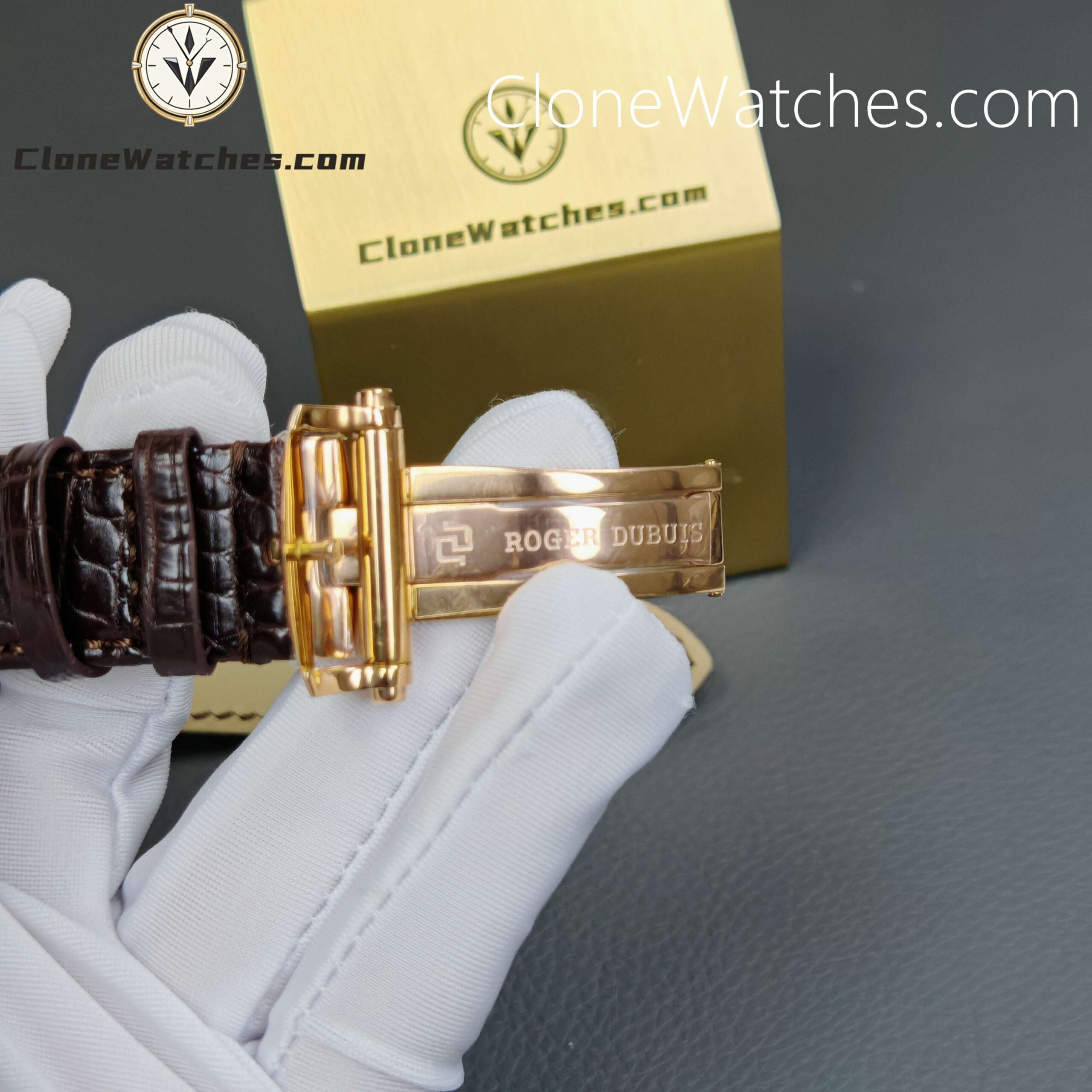 Roger Dubuis Super Clone Watches 1:1 Excalibur Rose Gold RDDBEX0249 45MM