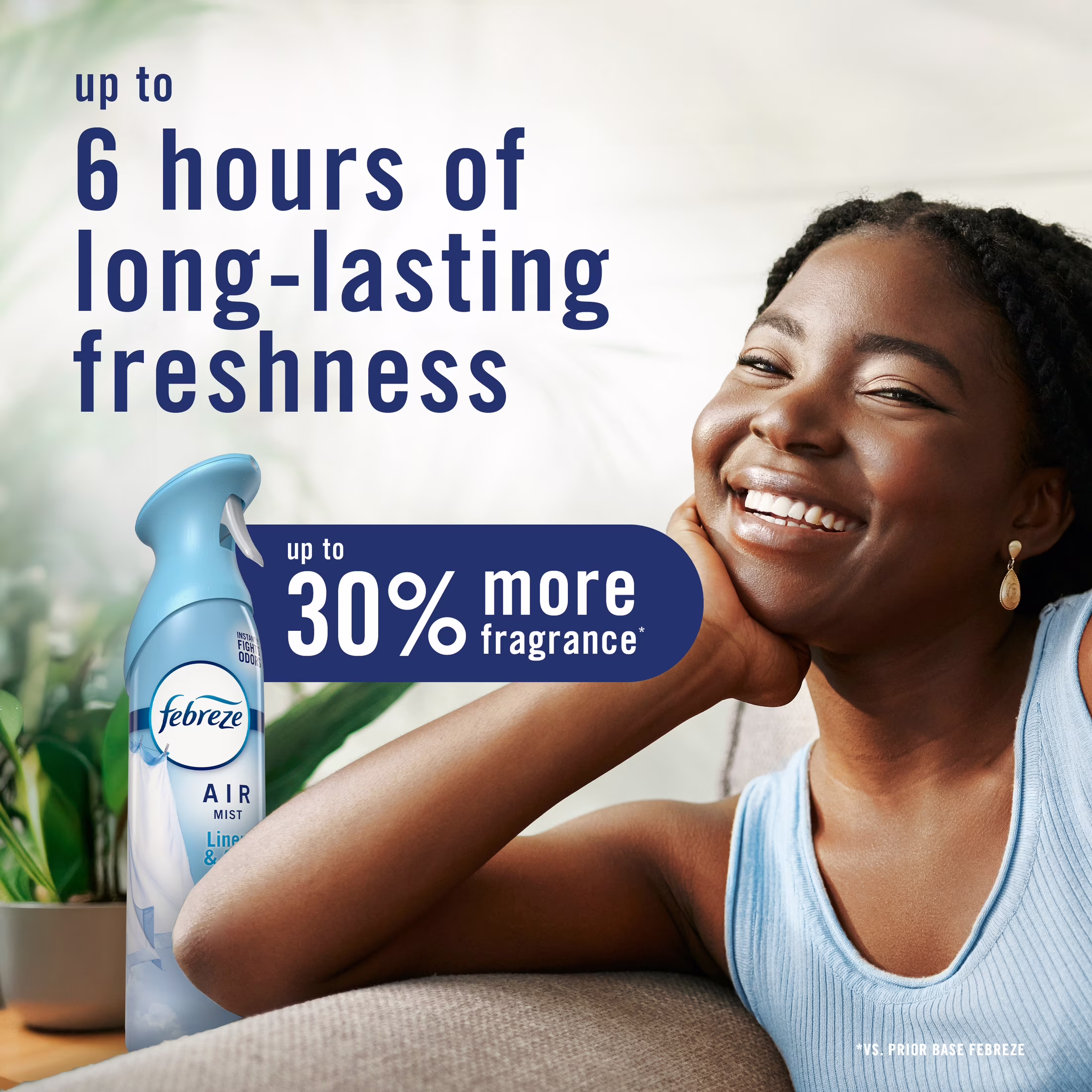 Febreze Air Mist Air Freshener Spray, Linen & Sky Scent, 8.1oz