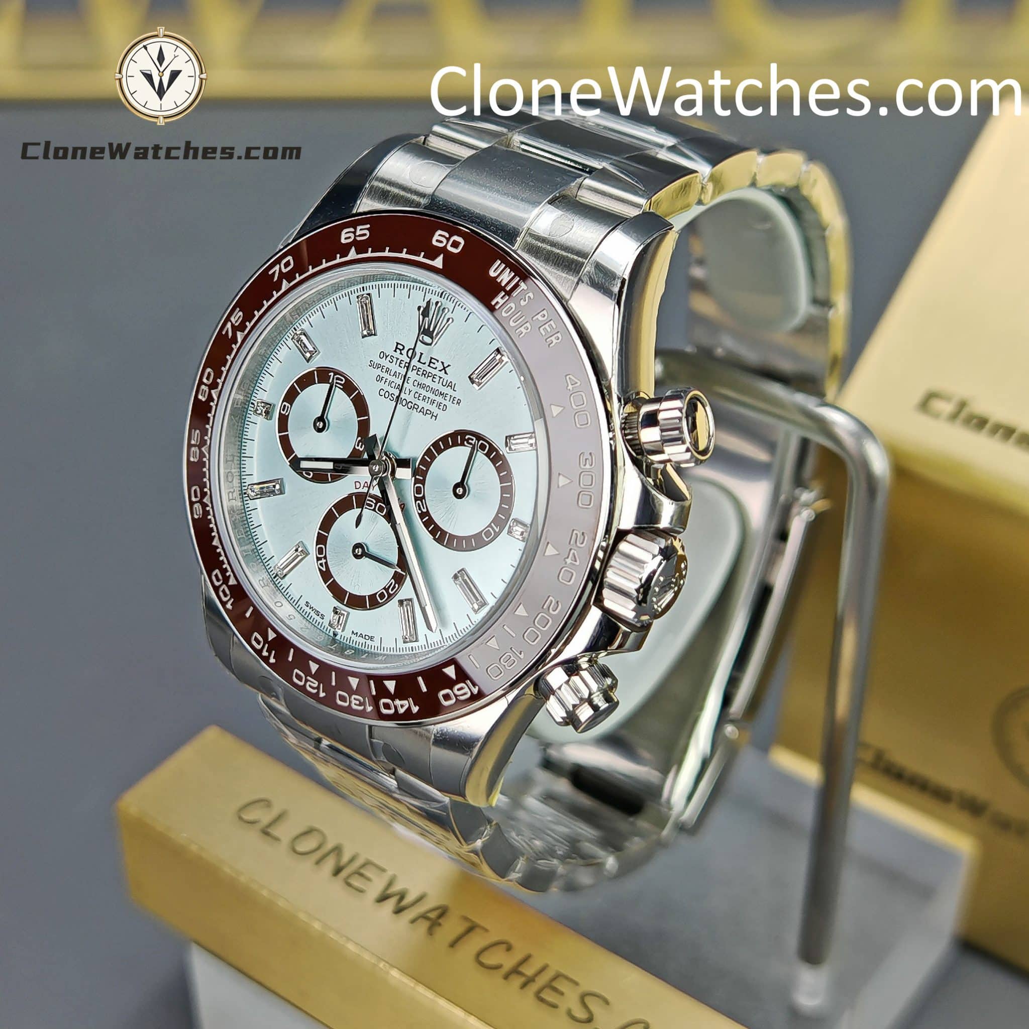 Rolex Super Clone Watches 1:1 ICE BLUE Daytona M126506-0002 4131 Movement