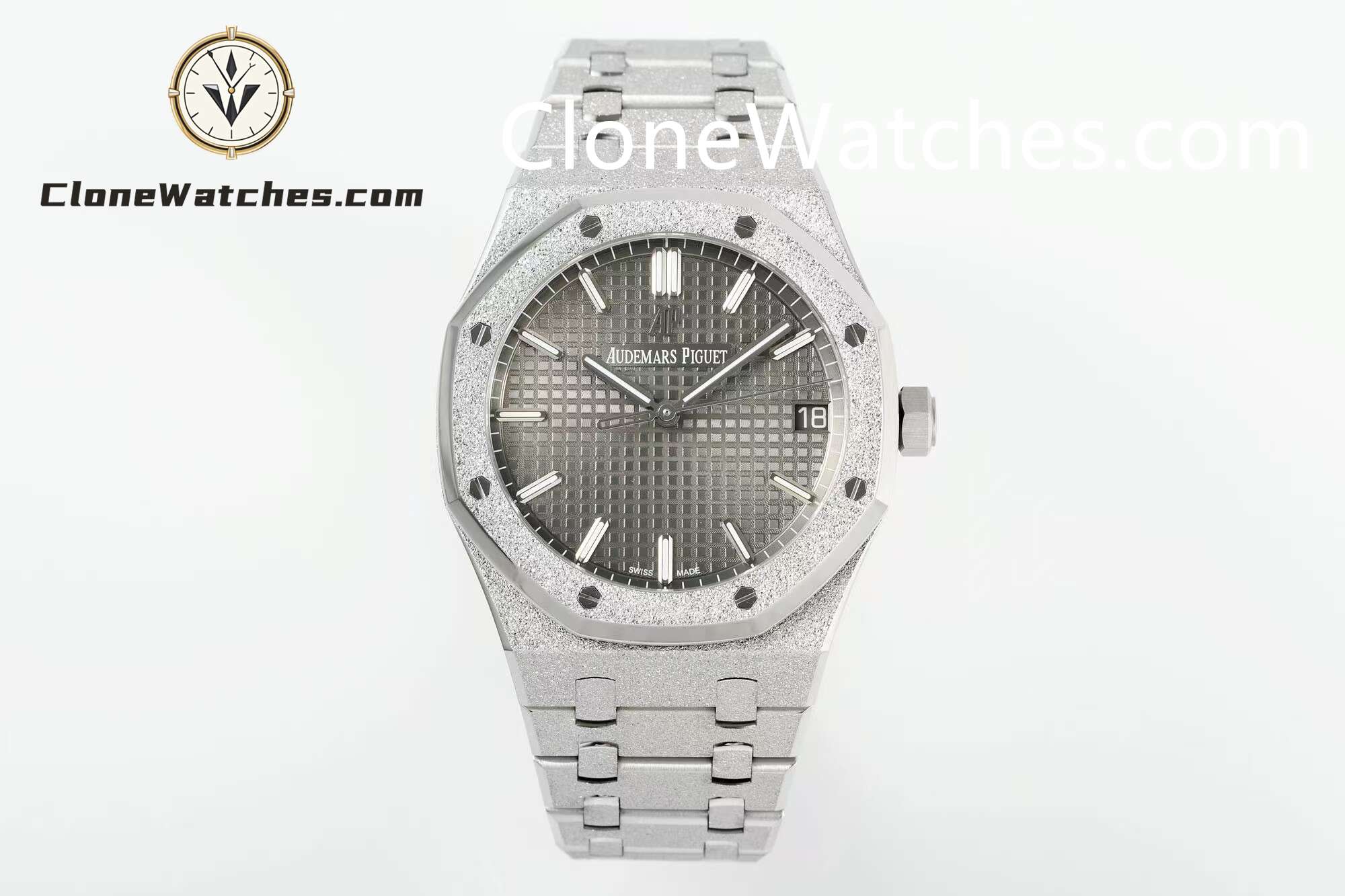 Audemars Piguet Super Clone Watches 1:1 Royal Oak Frost 15500 Grey Dial