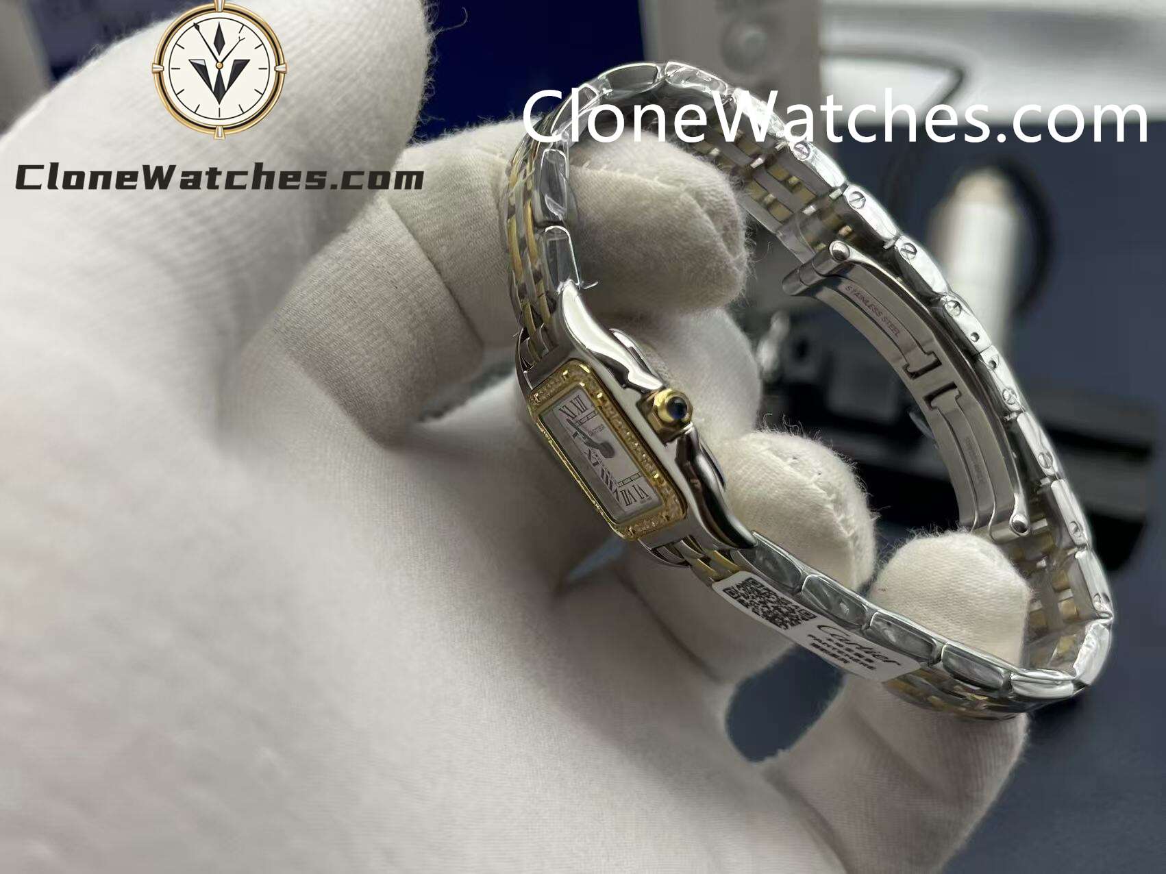 Cartier Super Clone Watches 1:1 PANTHÈRE DE CARTIER White Dial 22mm x30mm WJPN0048