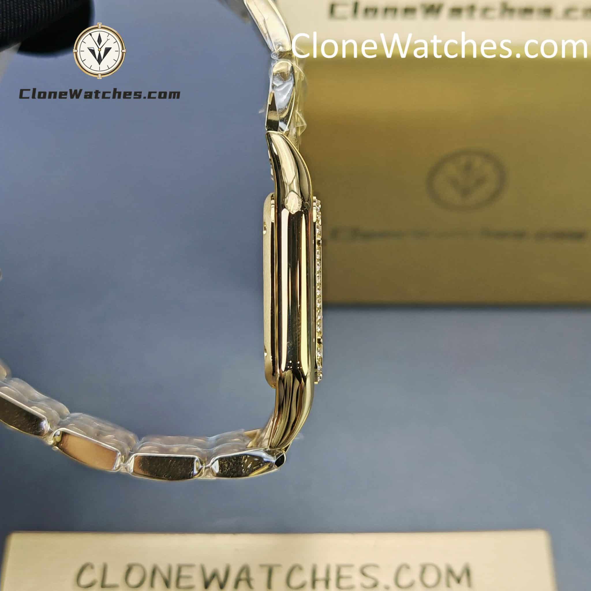 Cartier Super Clone Watches 1:1 PANTHÈRE DE CARTIER White Dial 27mm x36mm WJPN0085