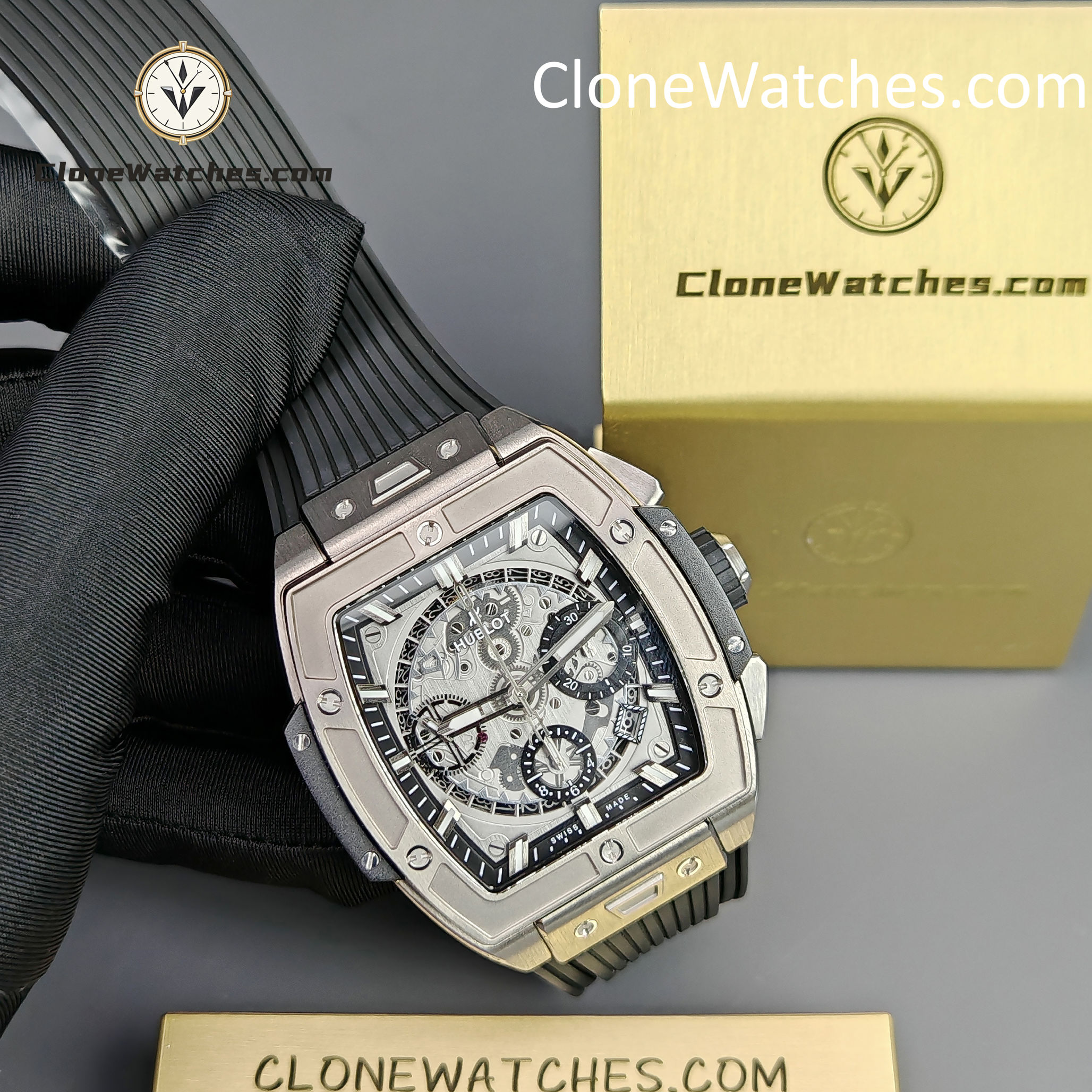 Hublot Super Clone Watches 1:1 Spirit of Big Bang Titanium 42MM 642.NX.0170.RX