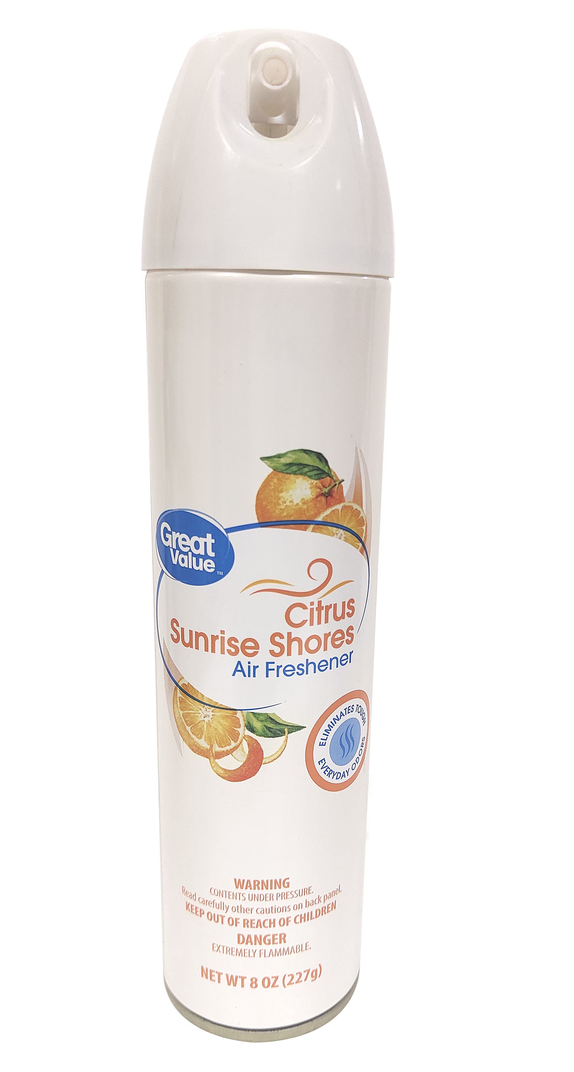 Great Value Citrus Sunrise Shores Aerosol Air Freshener, 8 oz