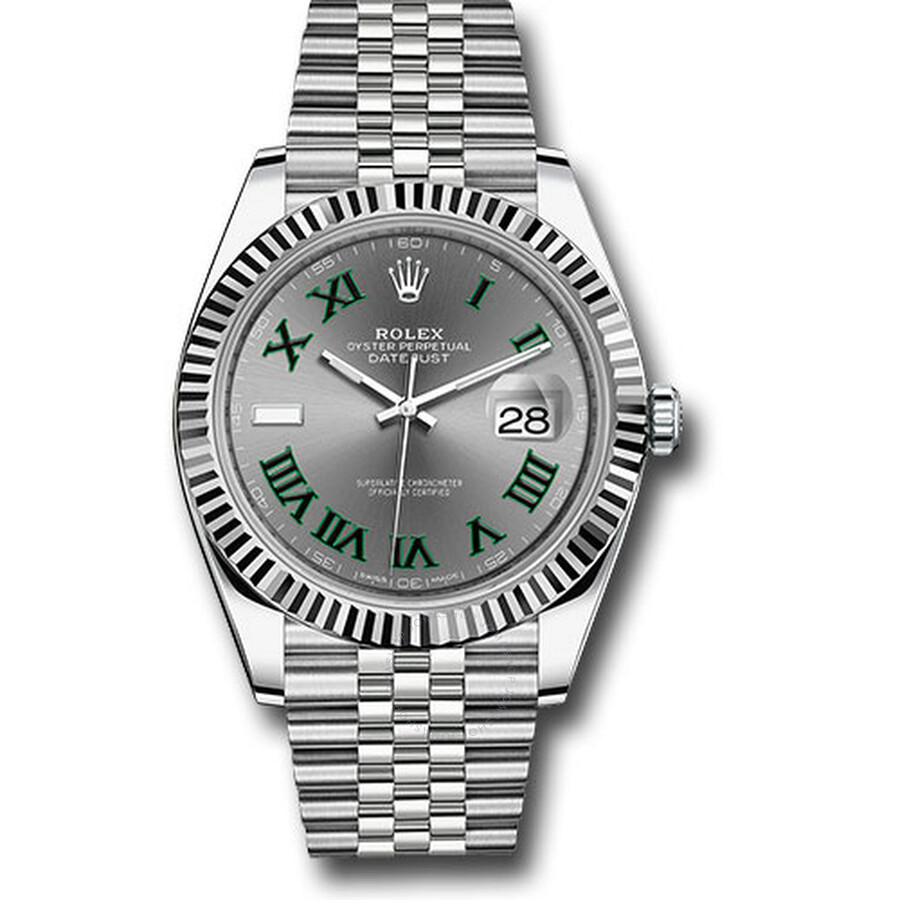 Rolex Datejust 36 Automatic Grey Dial Chronometer Grey Dial Watch 126234GYRJ（Lifetime free warranty+90-days replacement service & Refund!.）