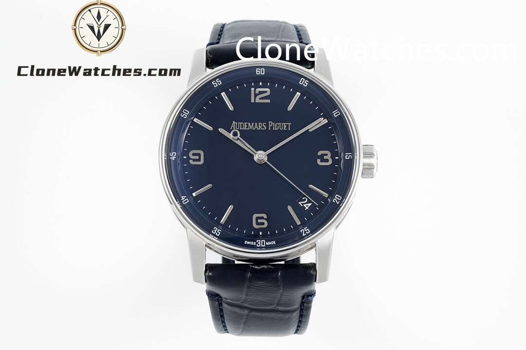Audemars Piguet Super Clone Watches 1:1 Code 11.59 by 15210BC Blue Dial 41MM