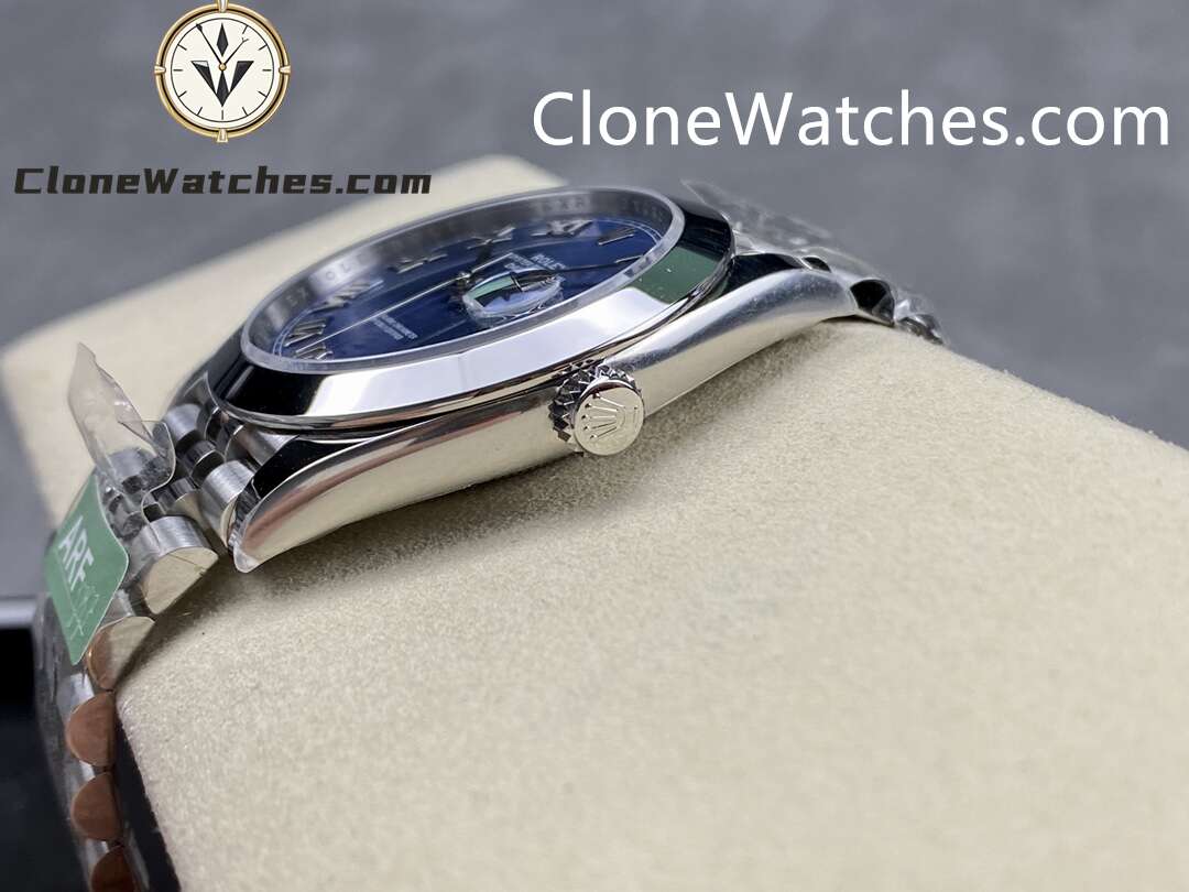 Rolex Super Clone Watches 1:1 DateJust Blue Roman Dial m126300-0018 Jubilee 41MM 3235 Movement