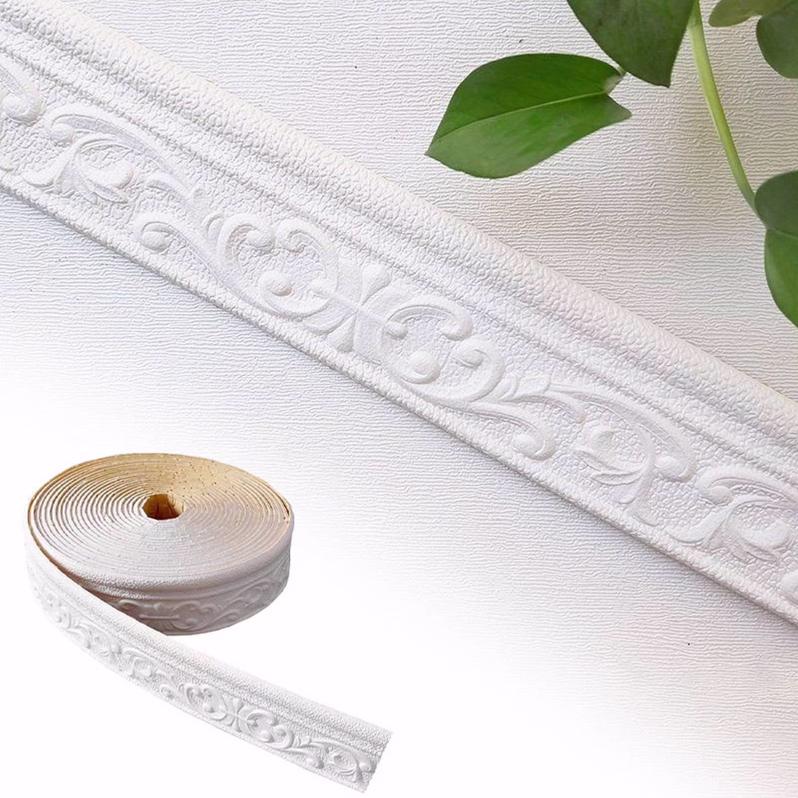Wallpaper Peel And Stick,Crown Molding Peel And Stick,Crown Molding,Peel And Stick Molding Trim For Walls,3d Sticky Decorative Wall Lines Wallpaper Border For Mirror Border Wall Decor,90
