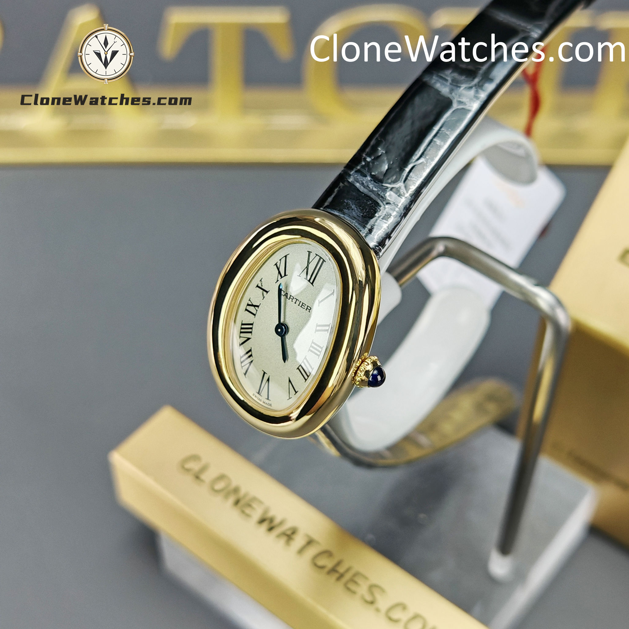 Cartier Super Clone Watches 1:1 Baignoire White Dial 23mm x31mm WGBA0042