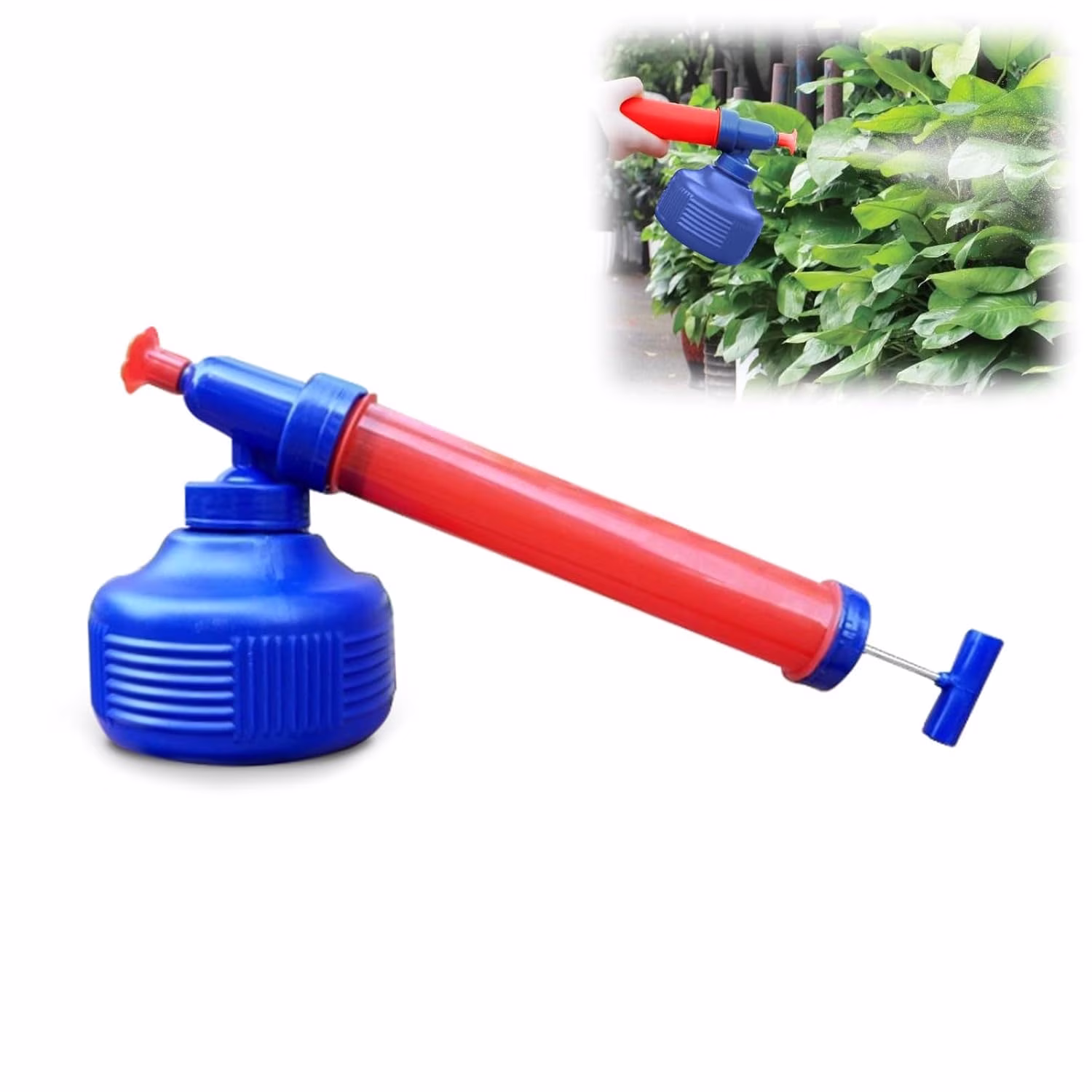 Diatomaceous Earth Duster Atomizer - Large Hand Pump Powder Dispenser for Garden Bed Bug Flea Cockroach Control - Dry Dust Sprayer for Chickens Coop Plants Protection - 1 Pack