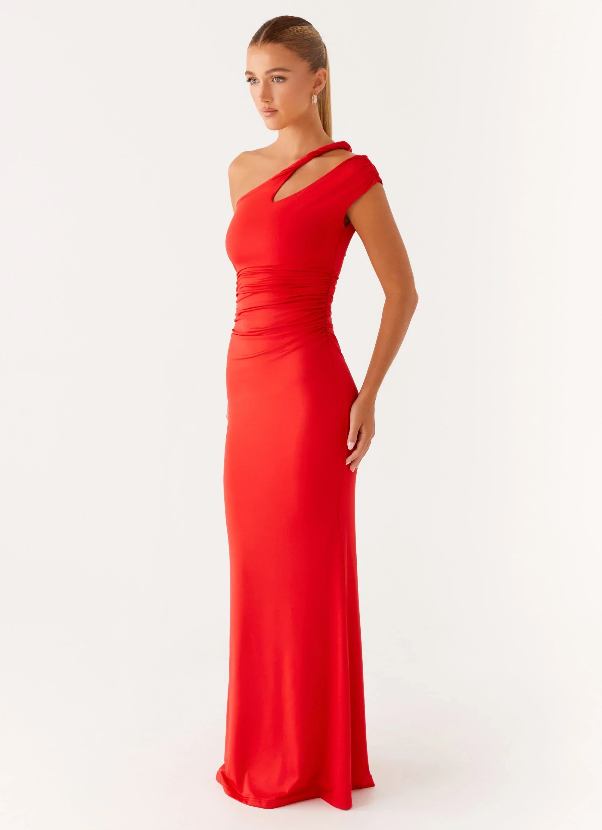 Lopez Maxi Dress - Tangerine