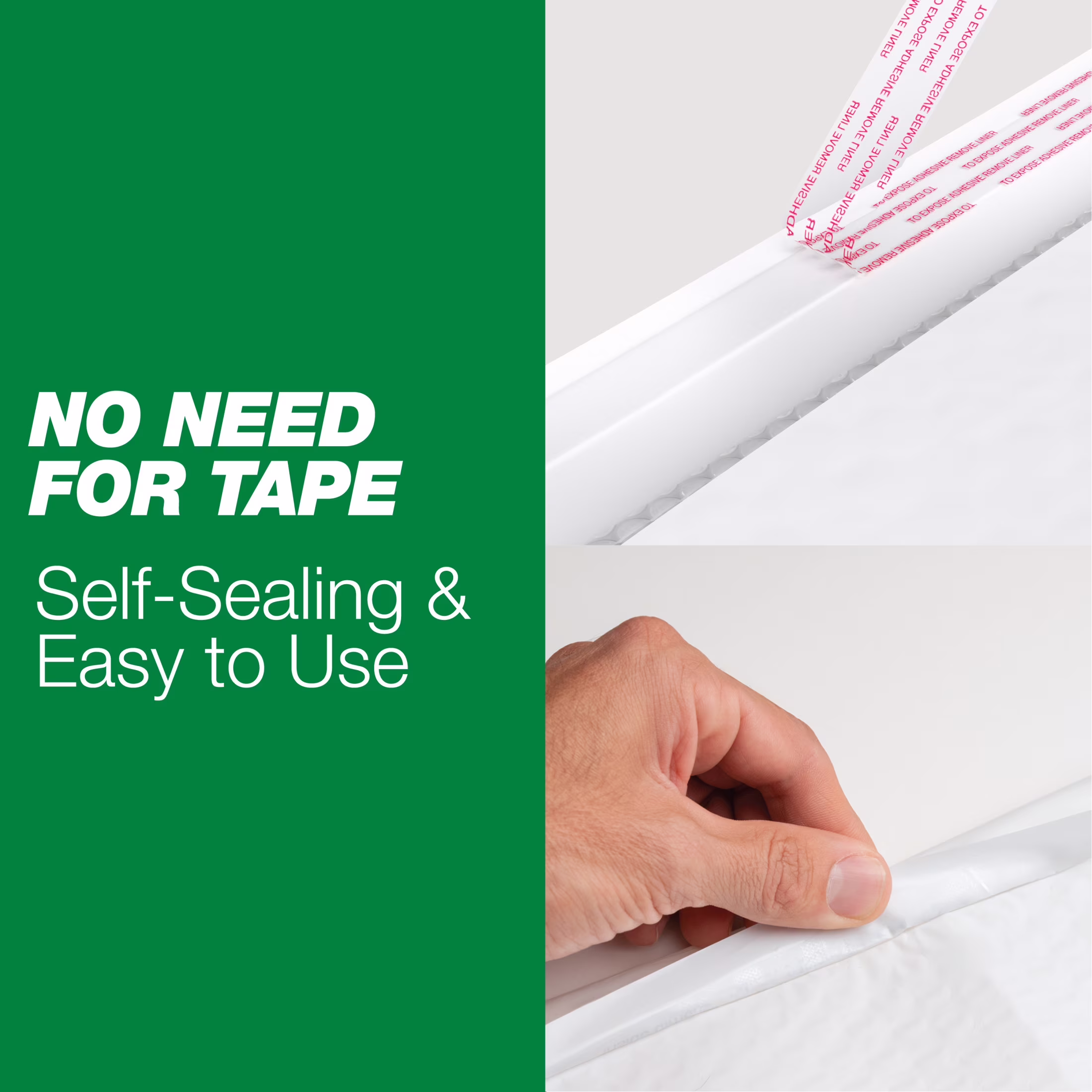 Duck Max Strength Self-Sealing Poly Bubble Mailer #2, 8.5