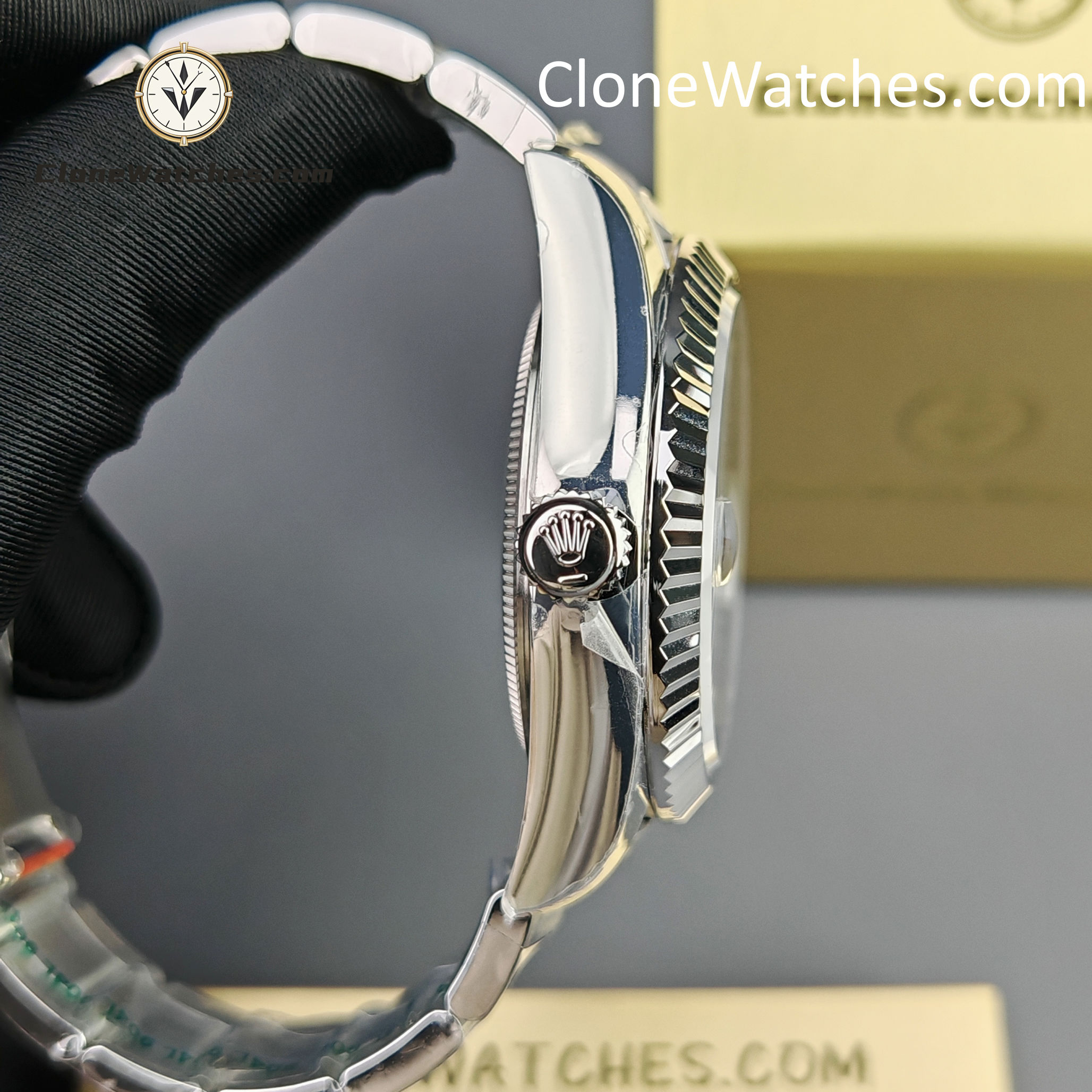 Rolex Super Clone Watches 1:1 Sky Dweller Black Dial Oyster m336934-0007 9002 Movement
