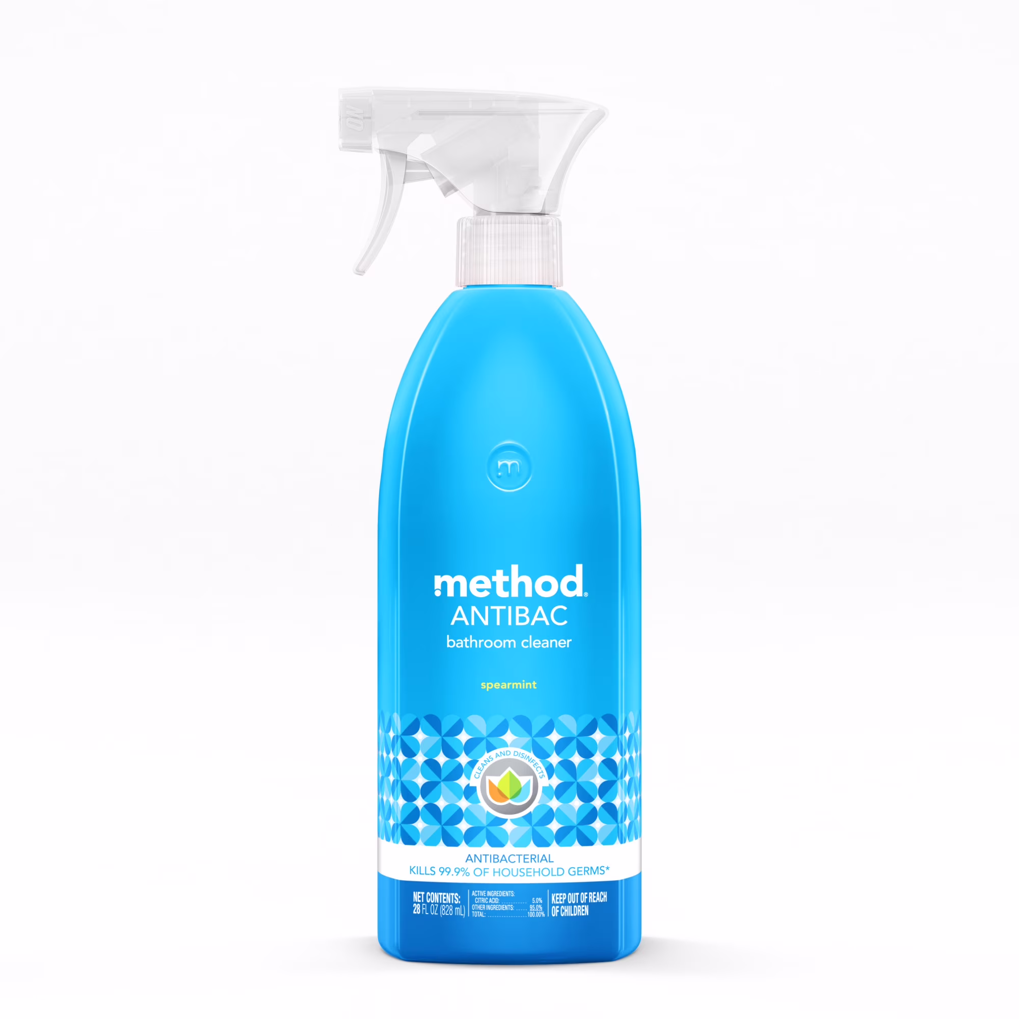 Method Antibacterial Bathroom Cleaner, Spearmint, 28 fl oz