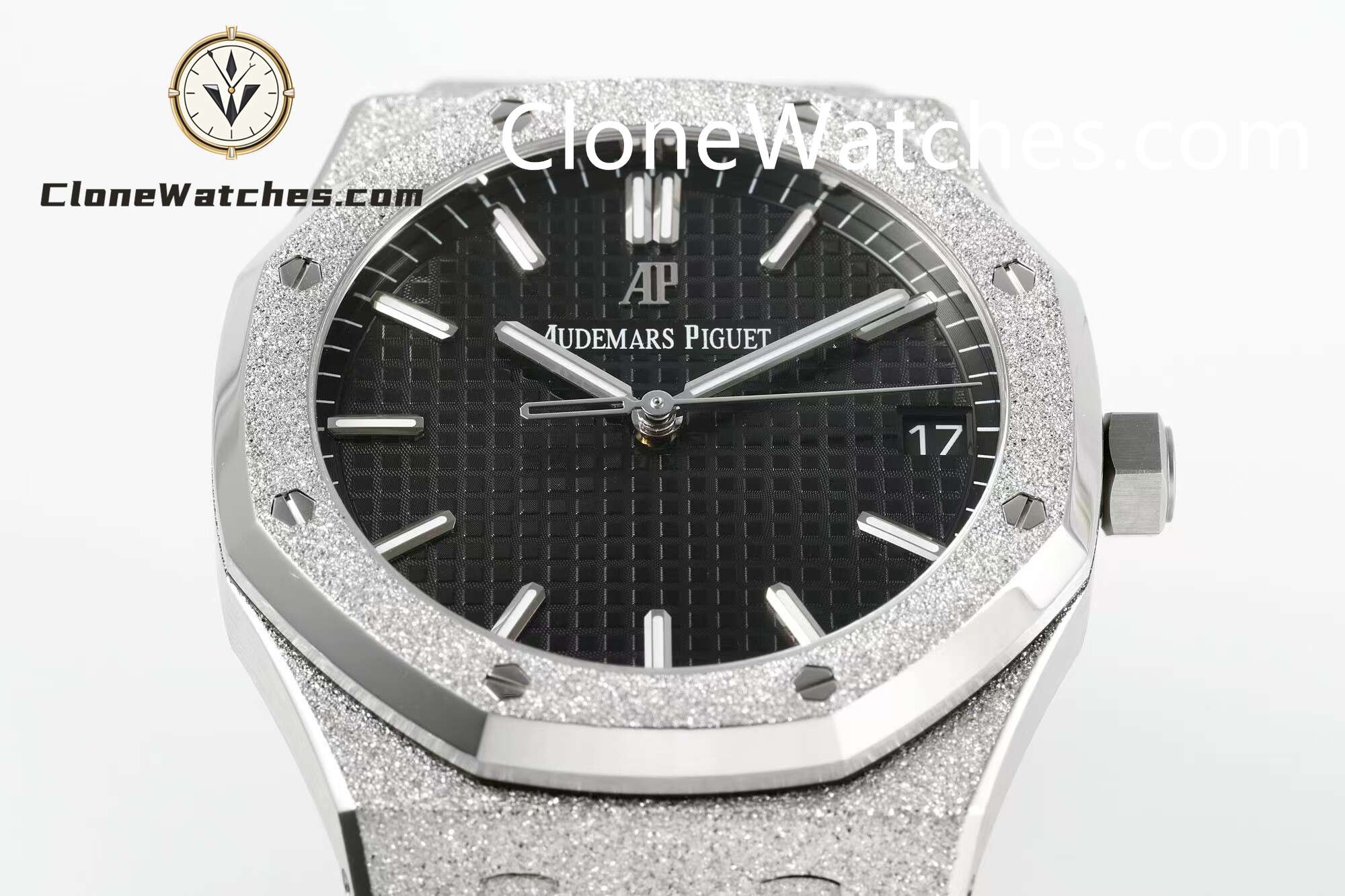 Audemars Piguet Super Clone Watches 1:1 Royal Oak Frost 15500 Black Dial