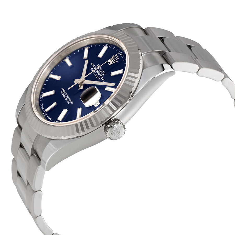 Rolex Oyster Perpetual Datejust 41 Blue Dial Automatic Men s Watch 126334BLSO（Lifetime free warranty+90-days replacement service & Refund!.）