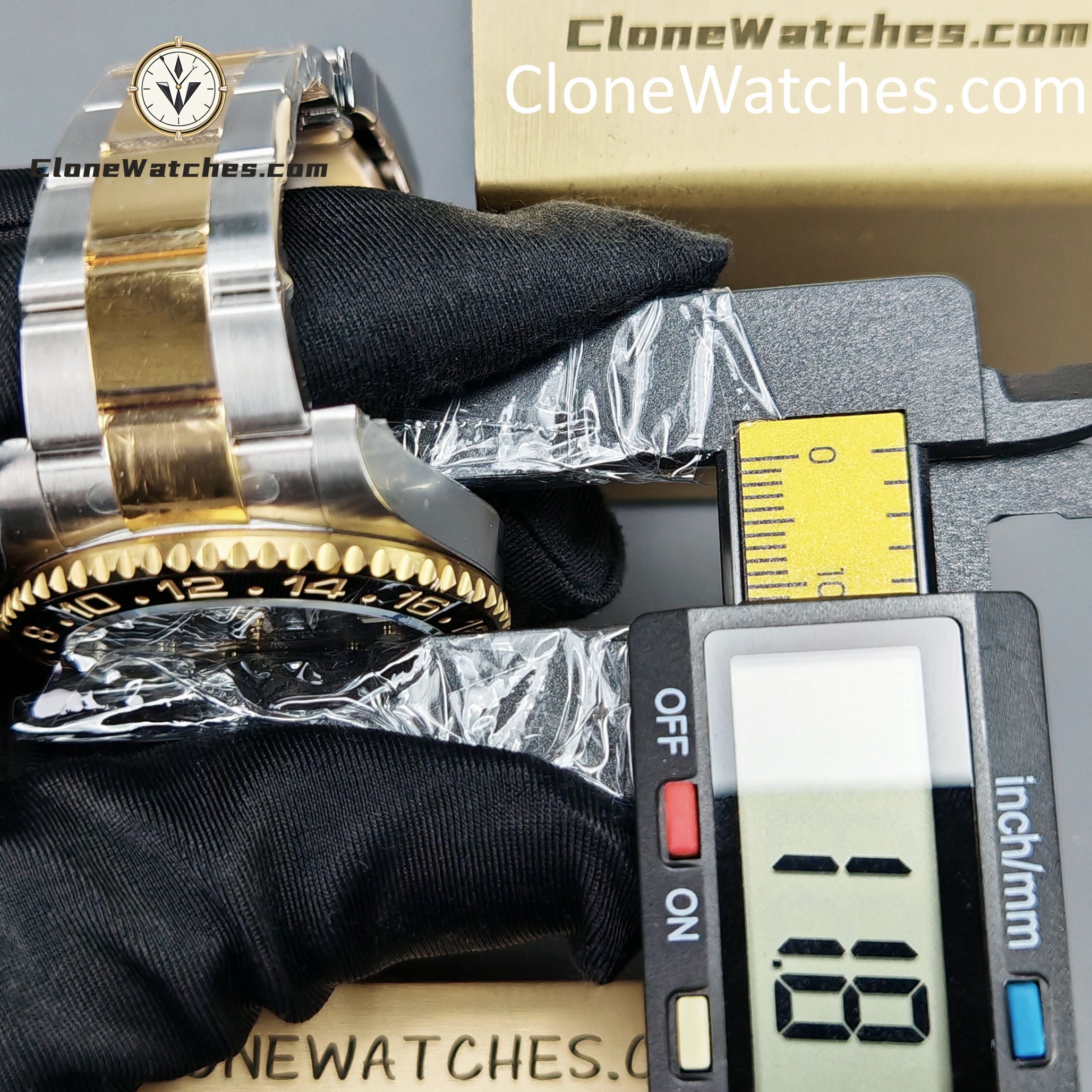 Rolex Super Clone Watches 1:1 GMT Master II 116713-LN-78203 Oyster 3186 Movement