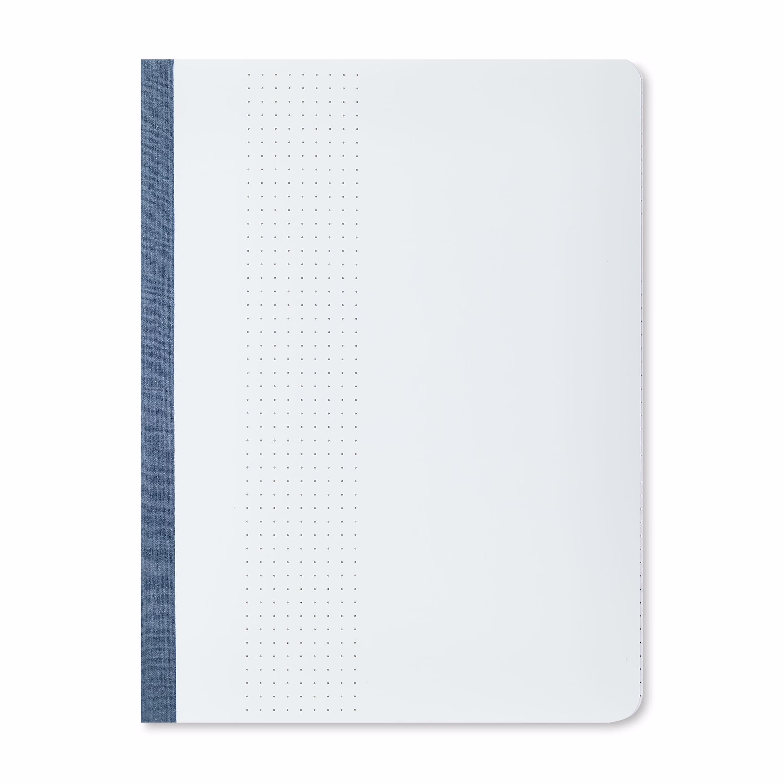 Pen+Gear Poly Cover Dot Ruled Composition Notebook, 7.5 x 9.75 Inches, White, 80 Pages