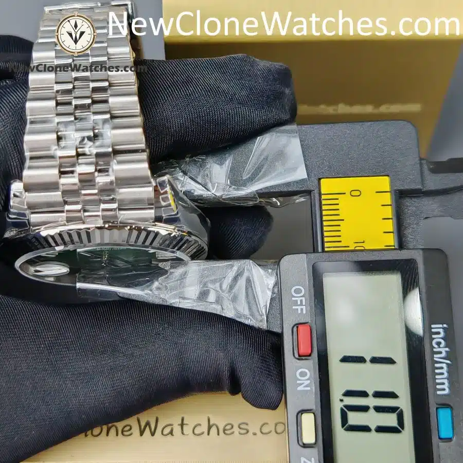 Rolex Super Clone Watches 1:1 DateJust Green Dial m126334-0034 Jubilee 41MM 3235 Movement